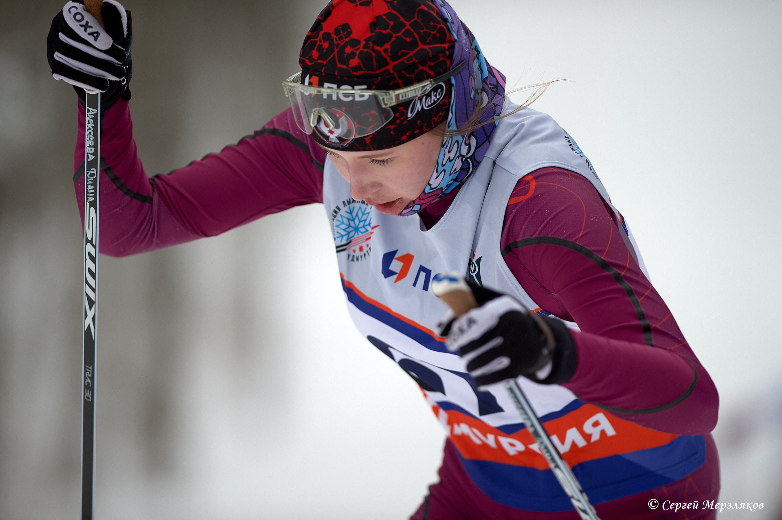 Всероссийские соревнования по лыжным гонкам на призы ЗМС Галины Кулаковой. Спортивный репортажный фотограф в Ижевске Сергей Мерзляков