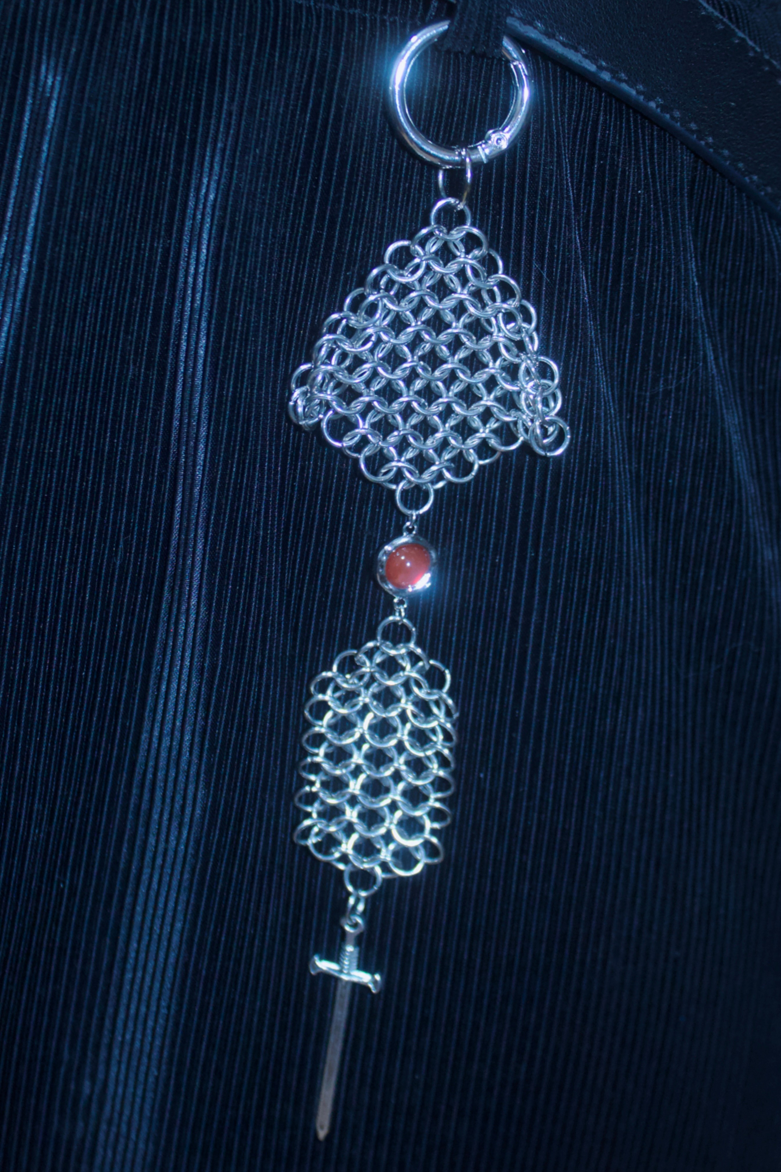 Обвесы на сумку из кольчуги. Украшения из кольчуги в Москве Соня Спросонья