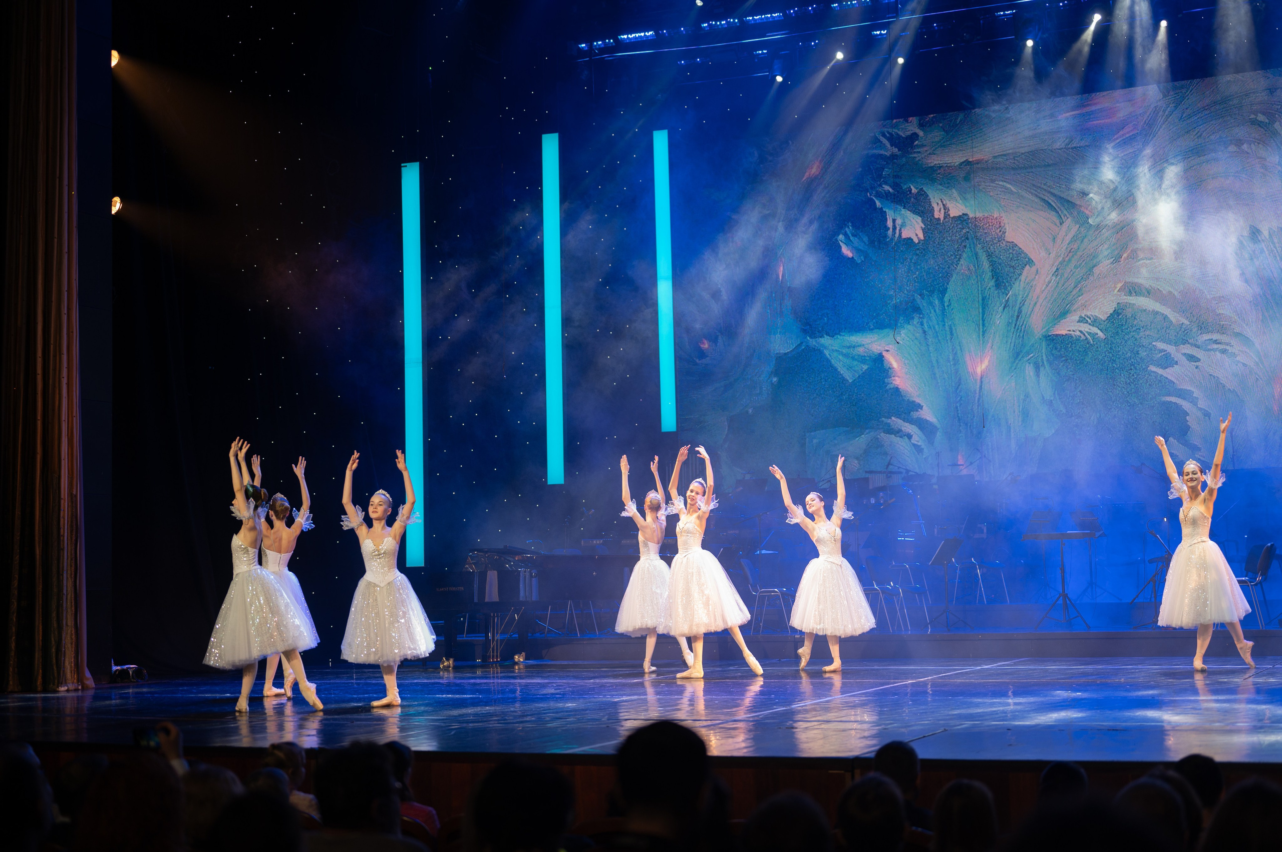 Отчетный концерт ДШИ «Гармония» «Зимняя гармония». Фотограф новорожденных, семейный детский в Тюмени Татьяна Морозова