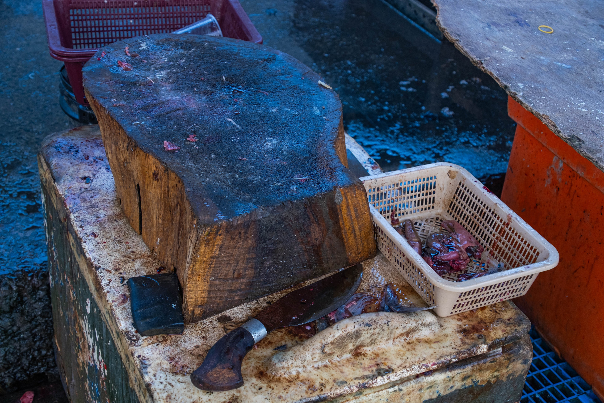 Остров Борнео, город Семпорна. Причал и рынок. Фотографии из путешествий