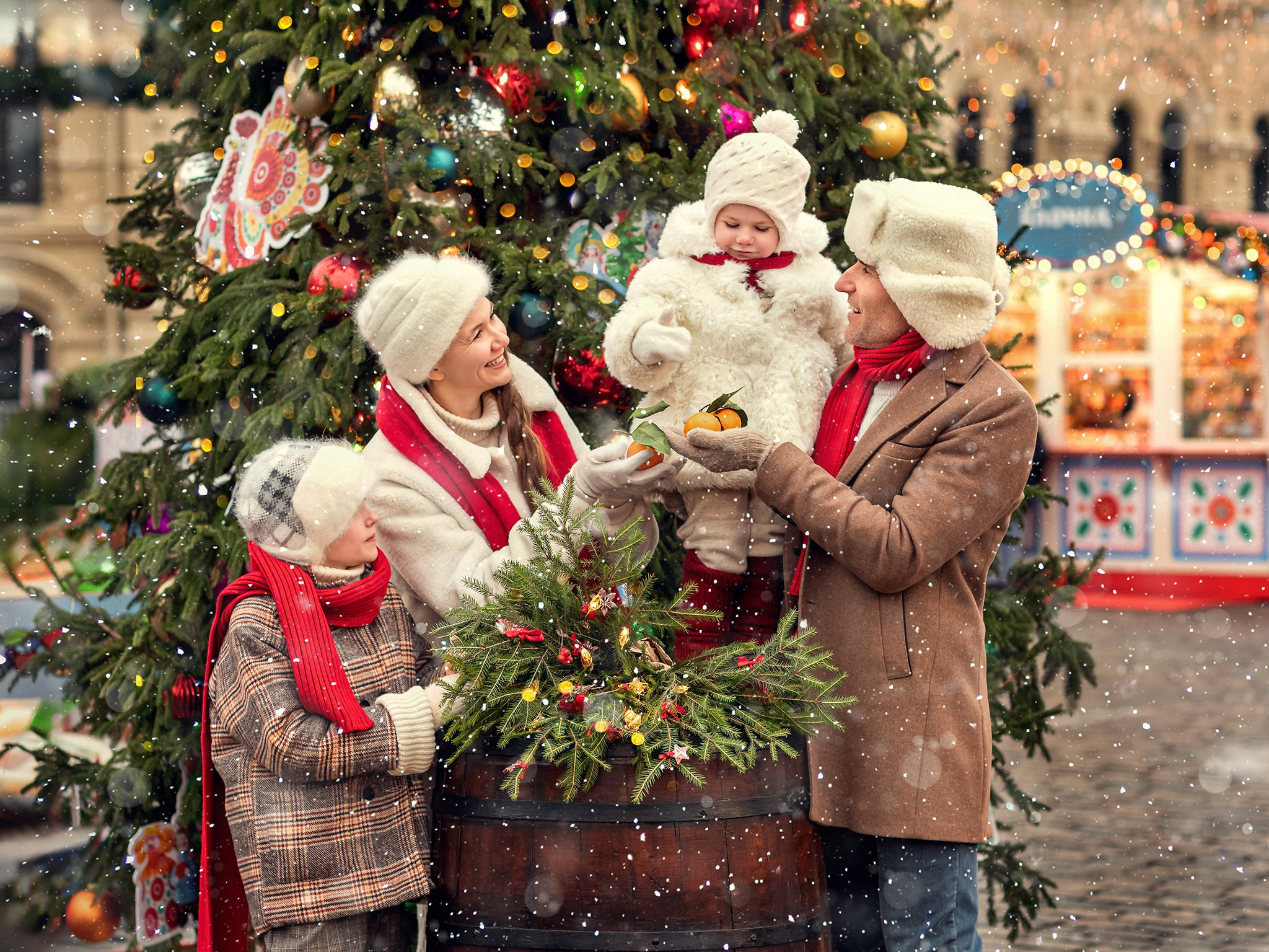 Семейная съемка на Красной площади. Детский и семейный фотограф Елена Михайлова в Москве