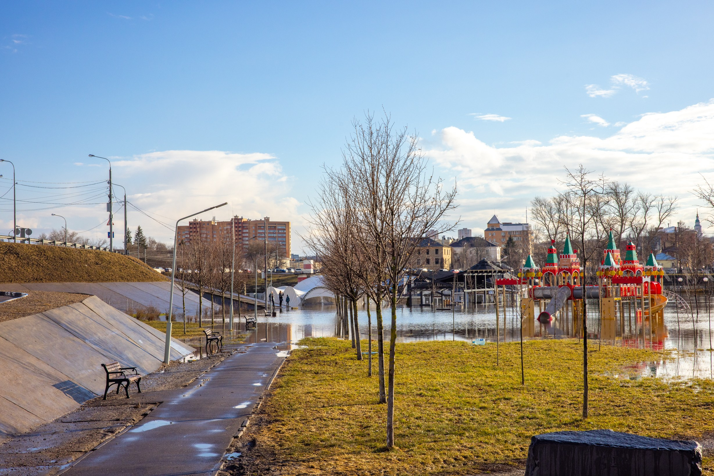 Паводок на Оке. Фотограф в Туле Крупский АнДРей. Фотостудия «КАДР71» в Туле