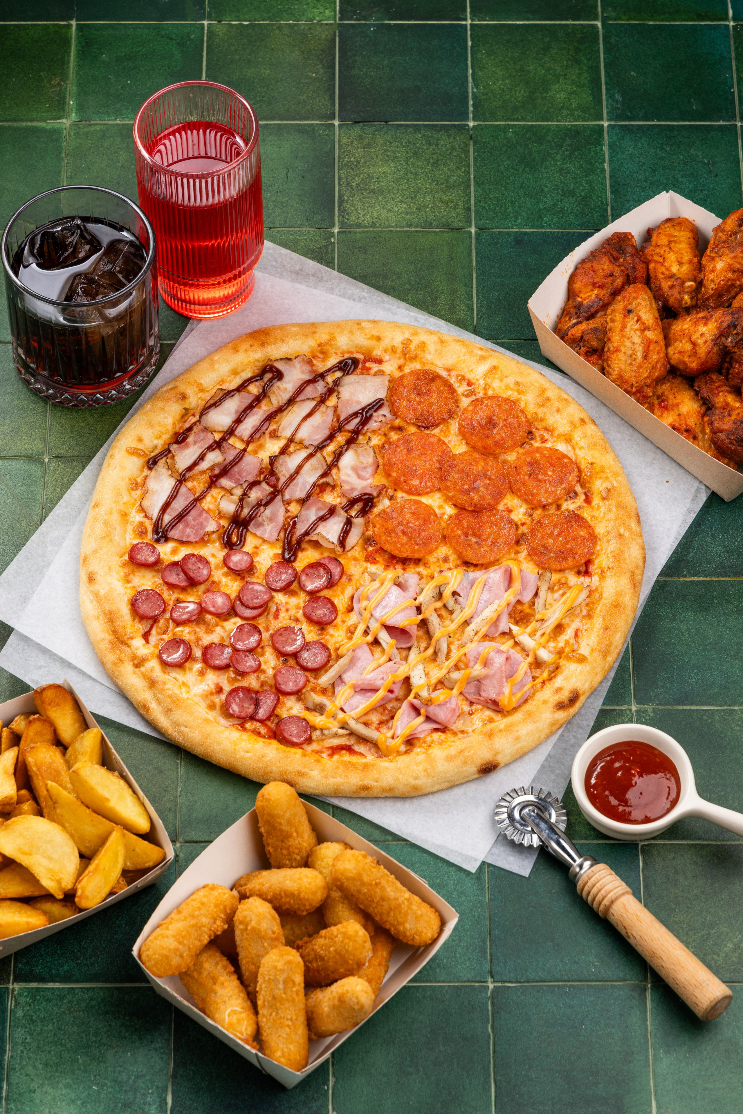 Pizza #1. Фудфотограф, фудстилист и сет дизайнер в Москве Алена Синицына