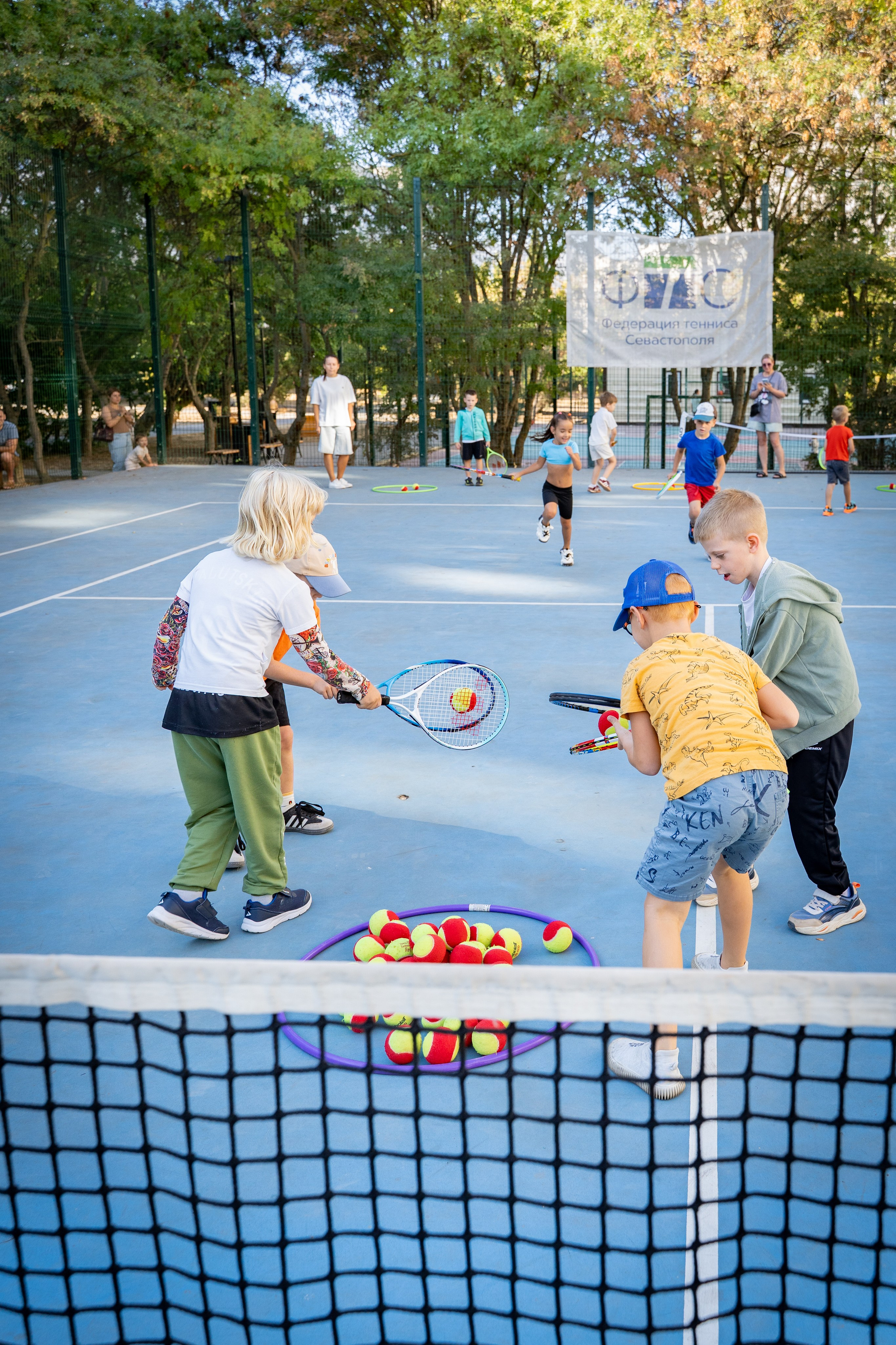Федерация тенниса Севастополь. Малыши. Анастасия Дунаева. Фотограф в Севастополе