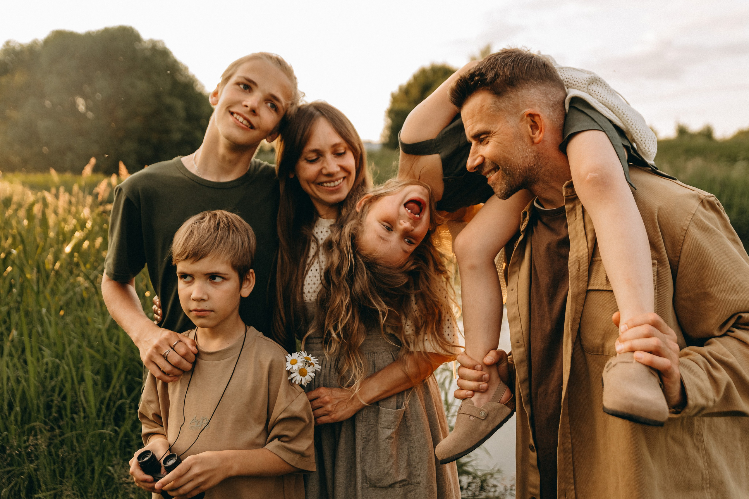 Наталья, Дмитрий, Артем, Леша и Аглая. Семейный фотограф В Москве Александра Дейкун