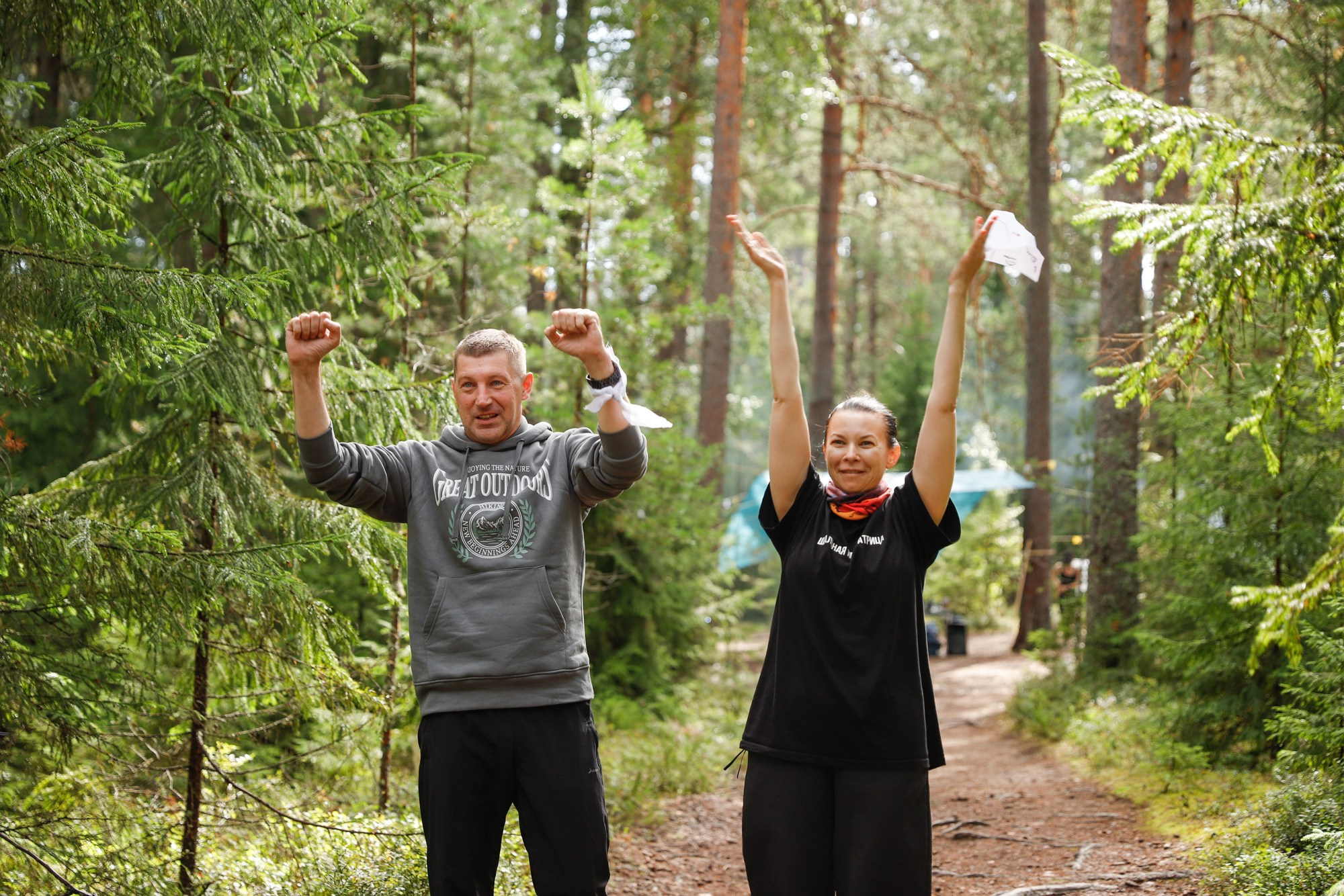 «Последний герой» в лагере для взрослых «Изи». Фотограф Дарья Попова