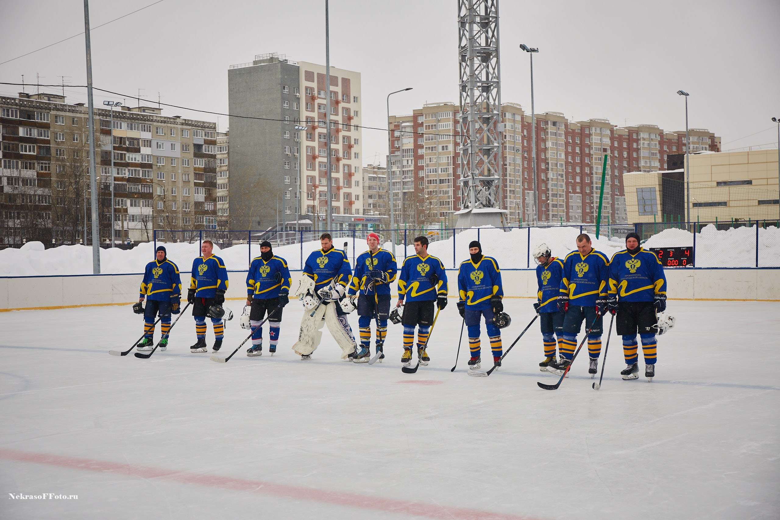 Турнир по хоккею «Русская классика» в рамках Офицерской хоккейной лиги. Спортивный фотограф Некрасов Денис