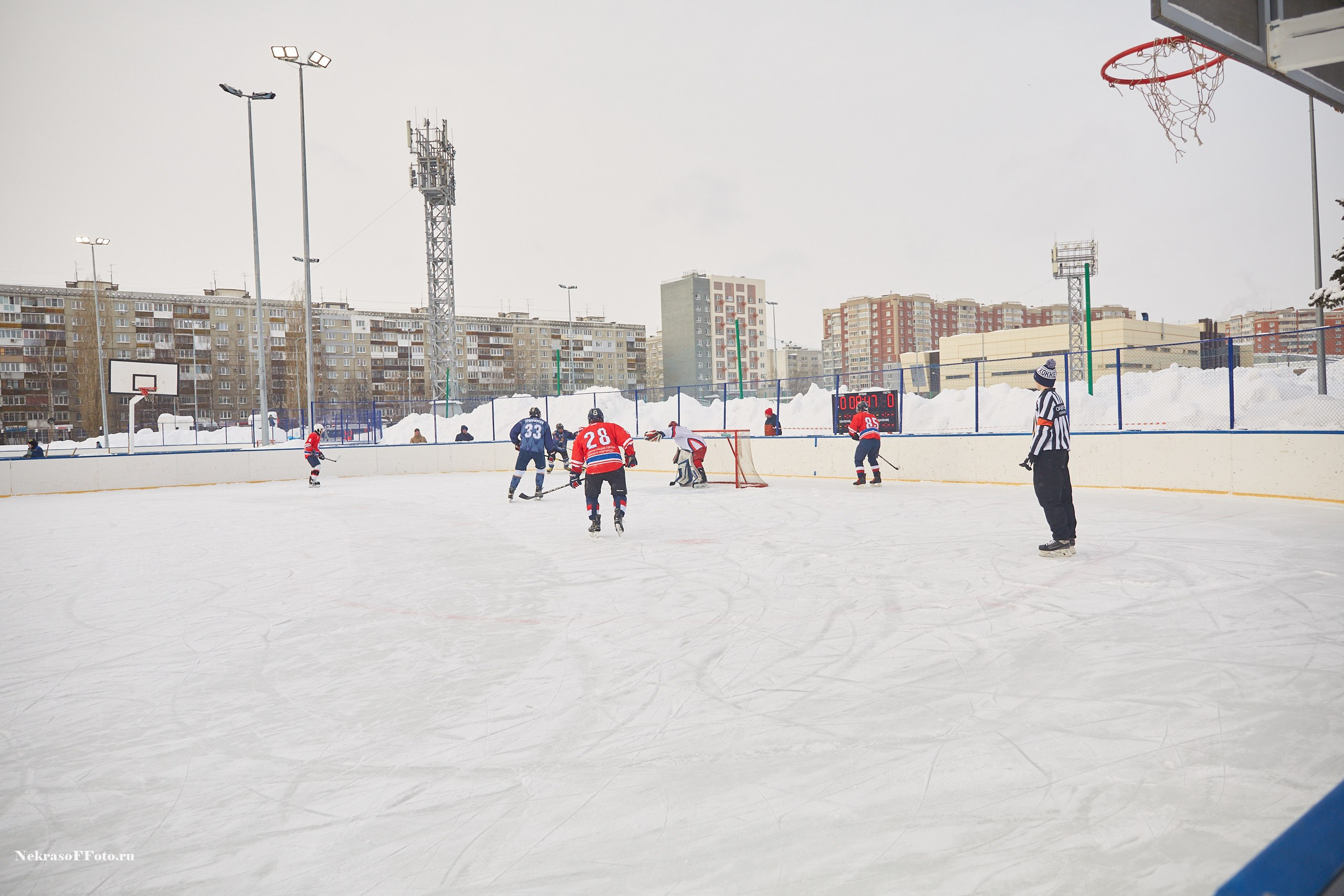 Турнир по хоккею «Русская классика» в рамках Офицерской хоккейной лиги. Спортивный фотограф Некрасов Денис