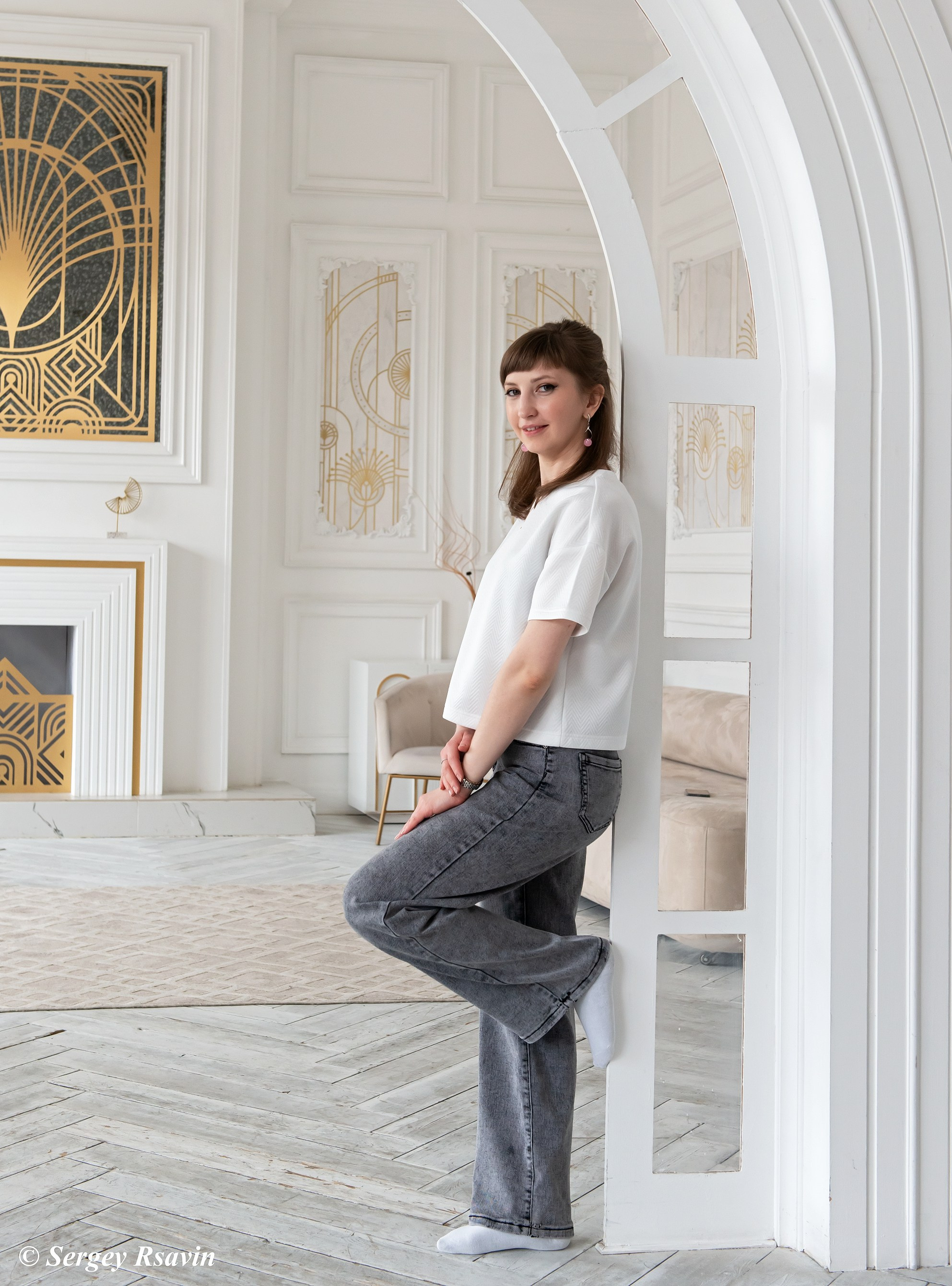 В интерьерной студии. Фотограф в Москве Сергей Рсавин