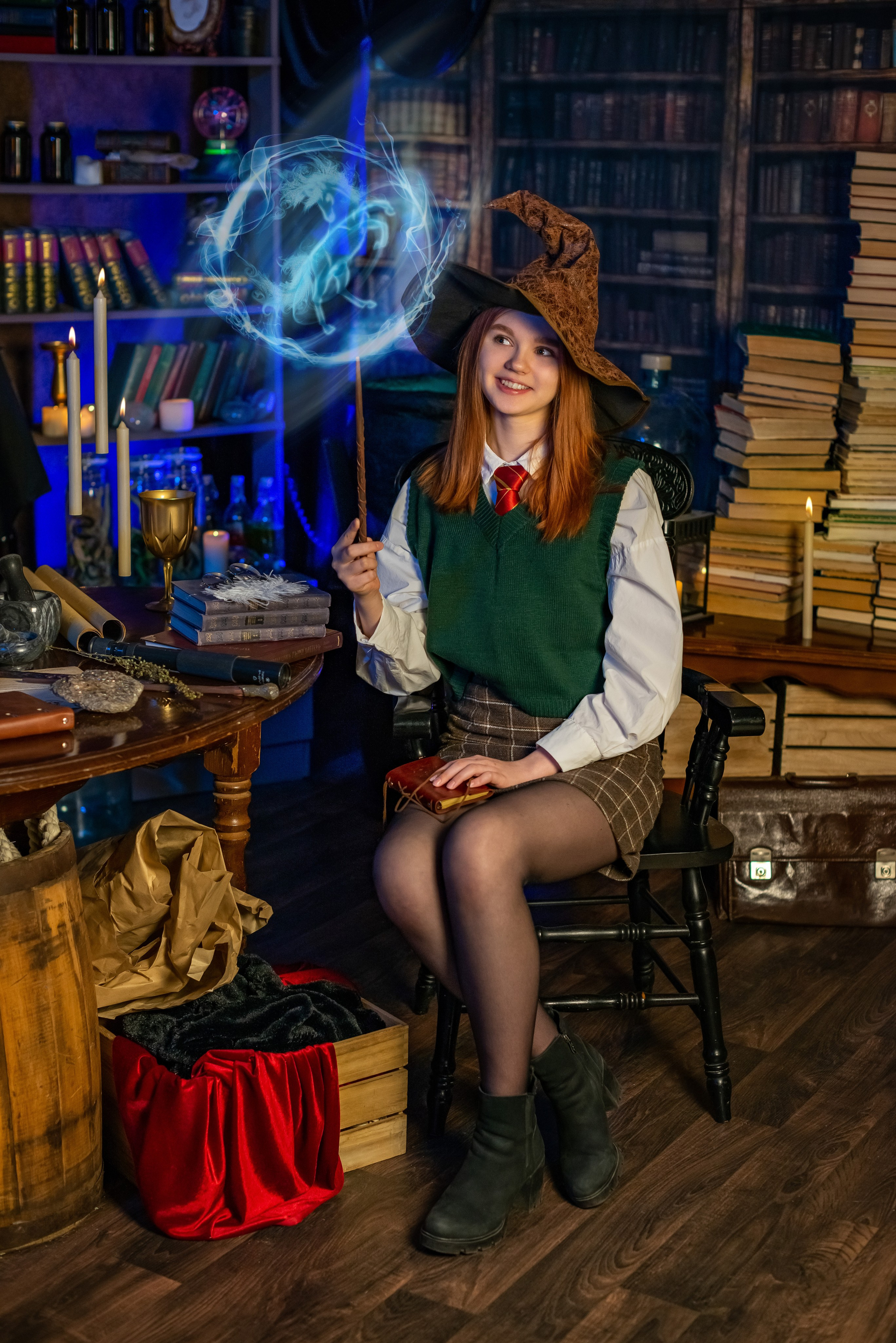 Хогвартс. Татьяна Гойда портретный и семейный фотограф Ленск. Выпускные альбомы