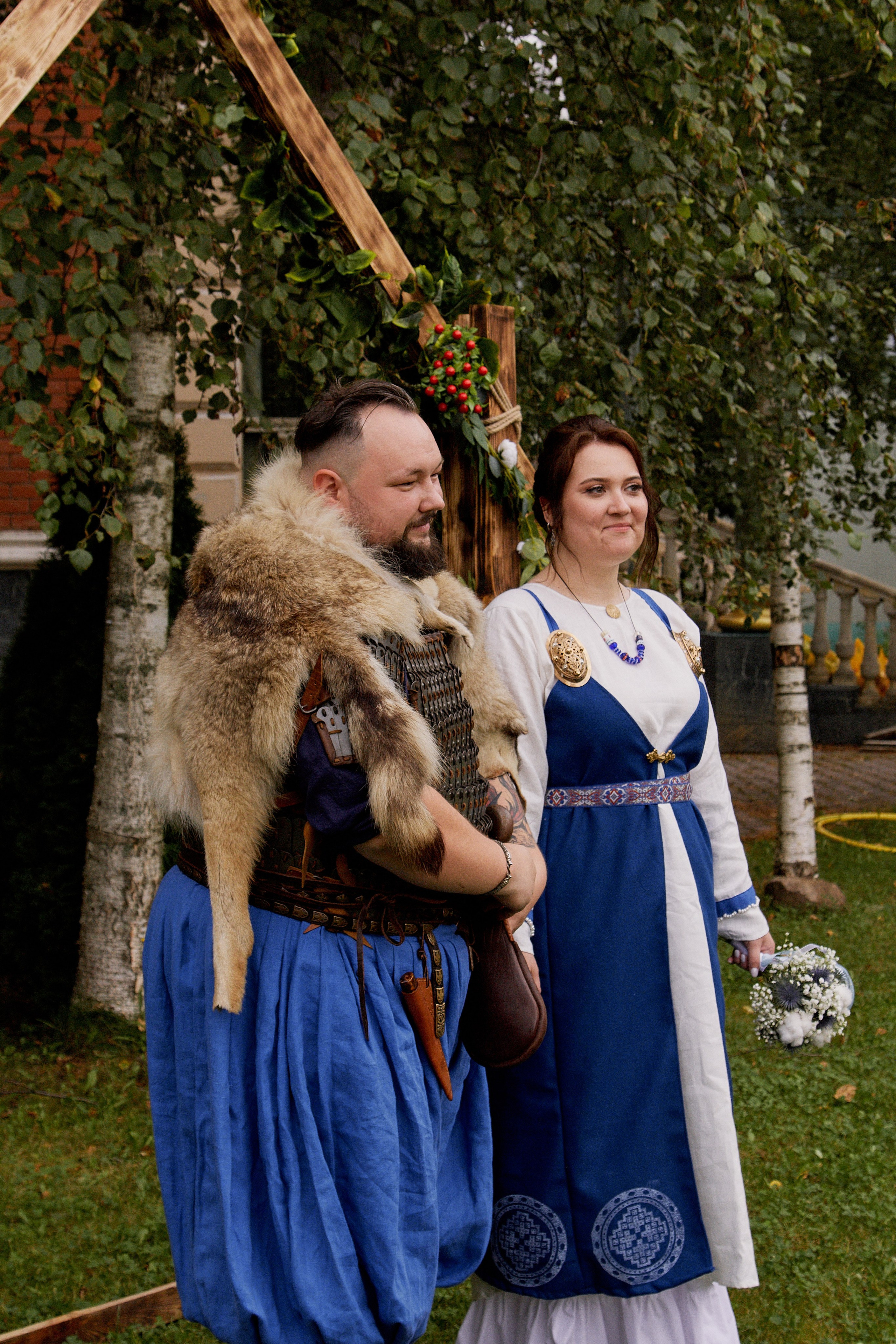 Юлия и Антон. Выездная роспись в стиле викингов. Фотограф лавстори Москва/МО Приятелева Ангелина