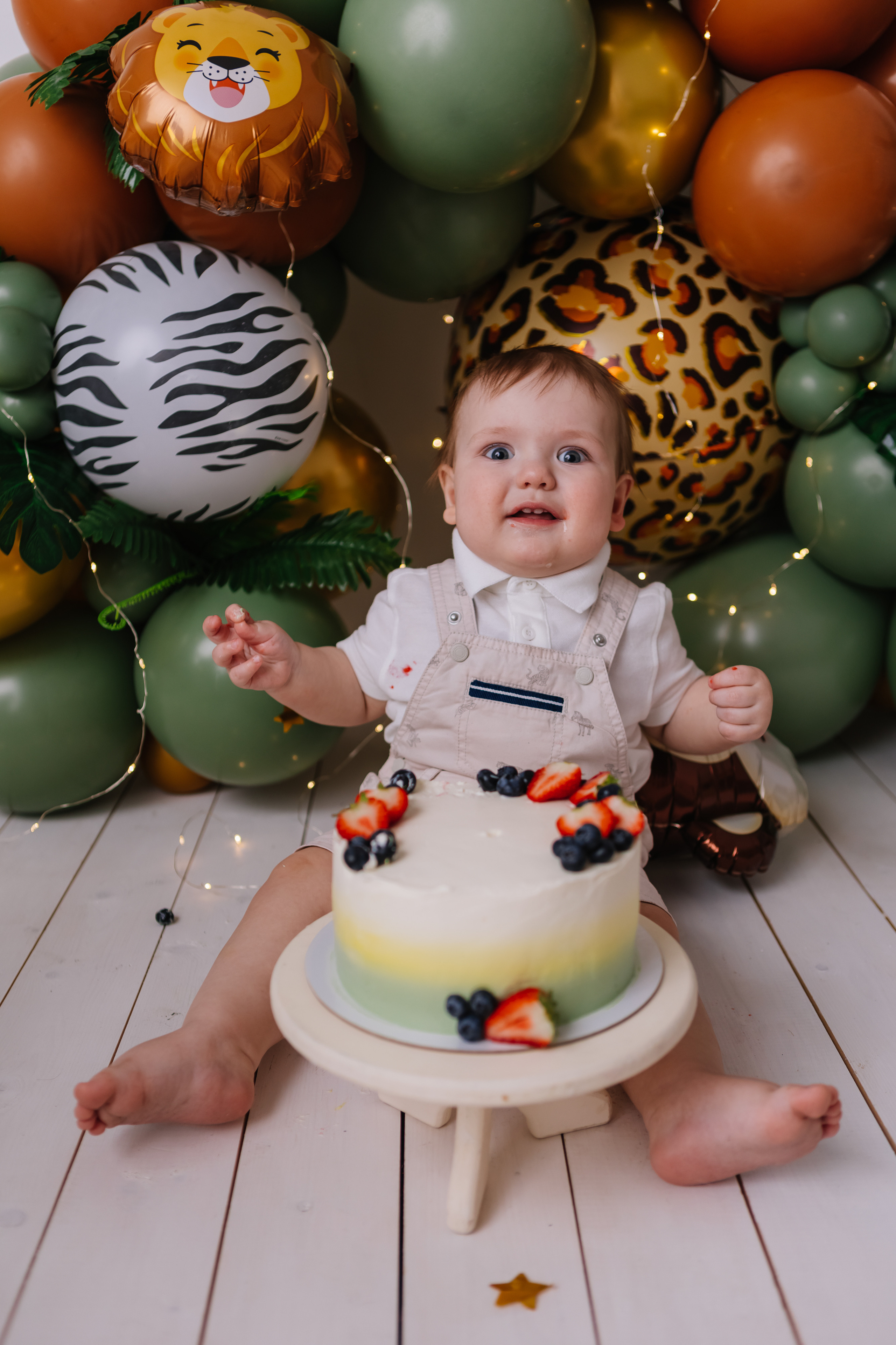 Первый тортик Сафари. Семейный фотограф Обнинск