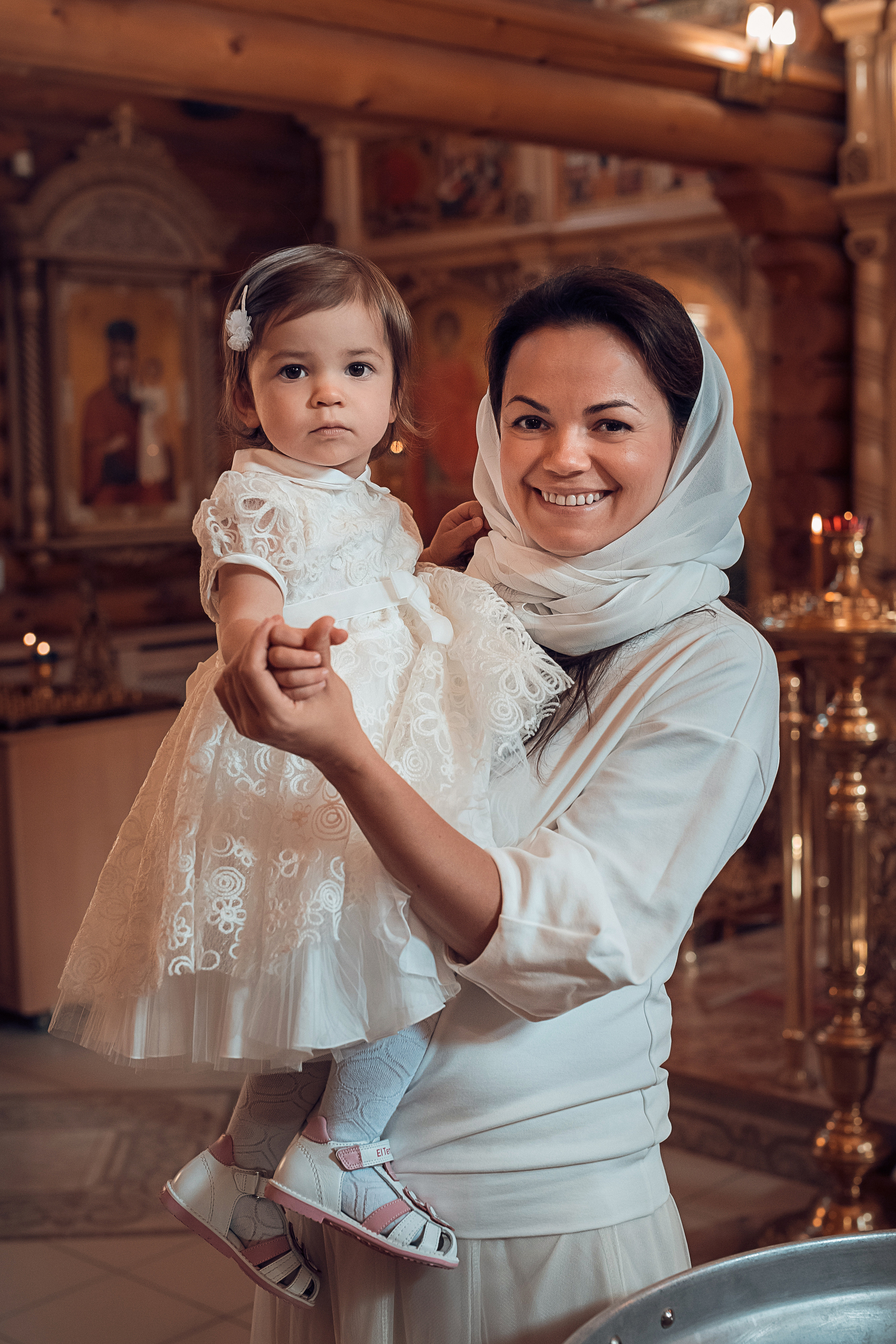 Таинство крещения. Семейный фотограф Обнинск