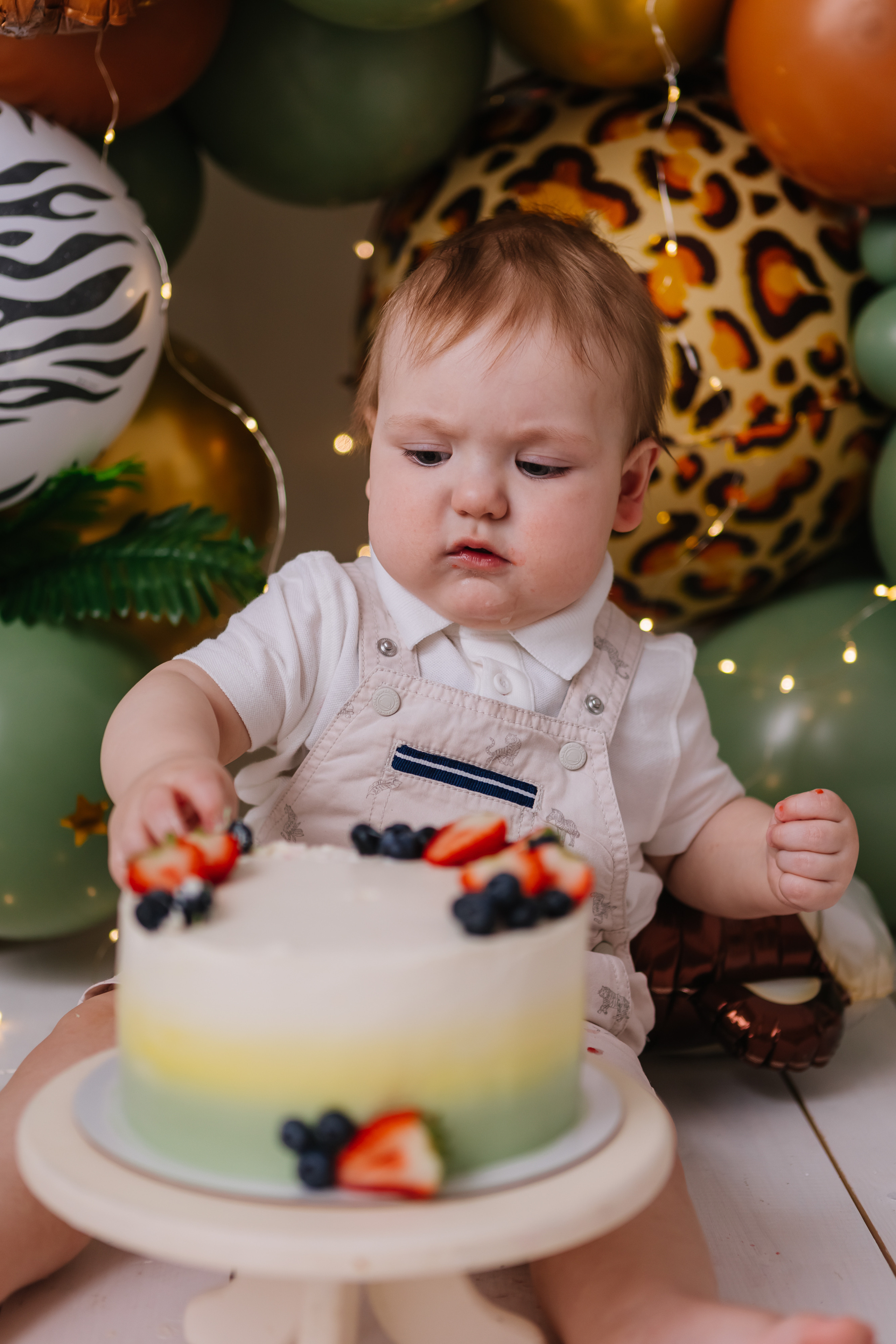 Первый тортик Сафари. Семейный фотограф Обнинск