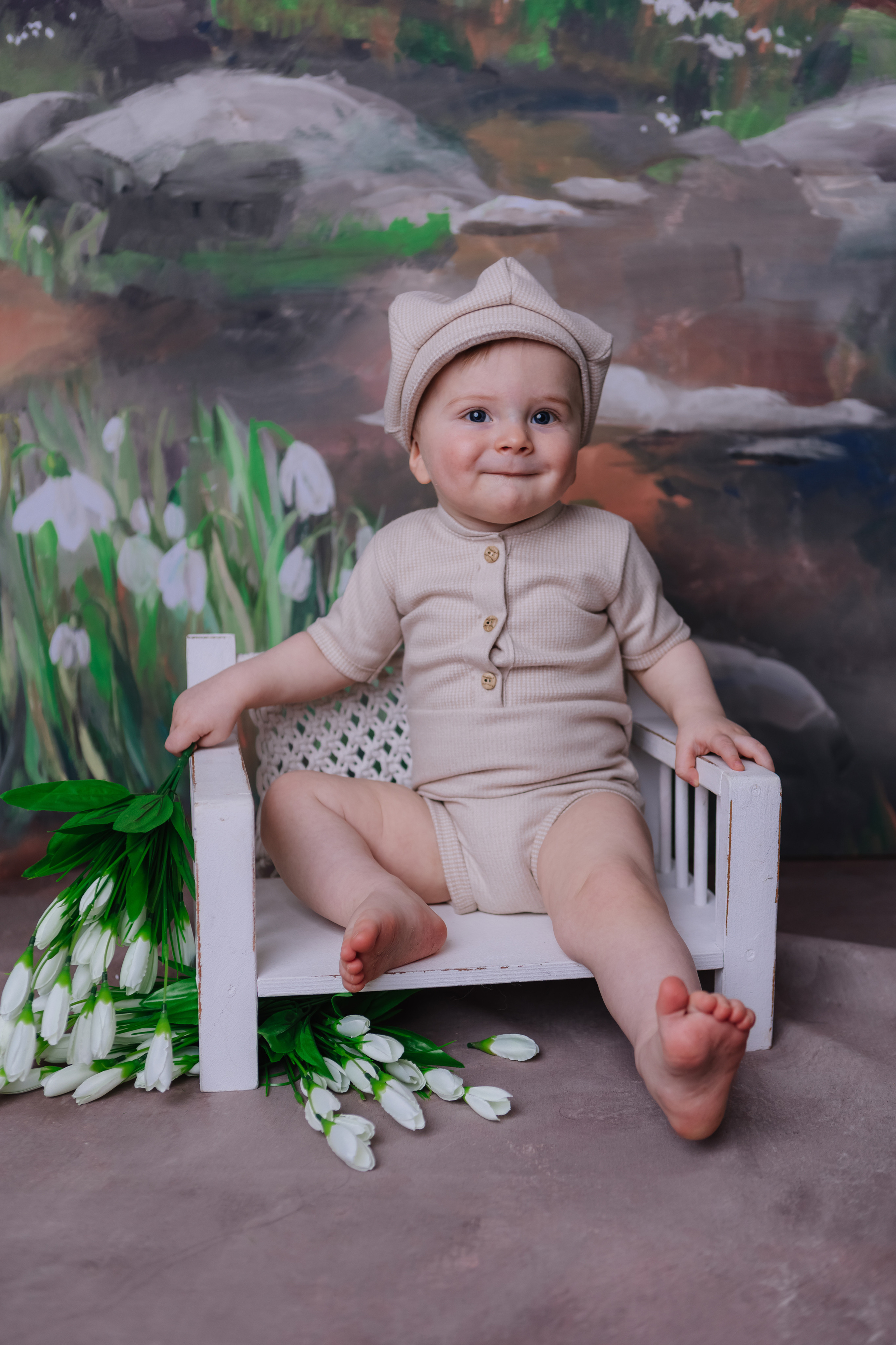 Первый тортик Зеленый. Семейный фотограф Обнинск