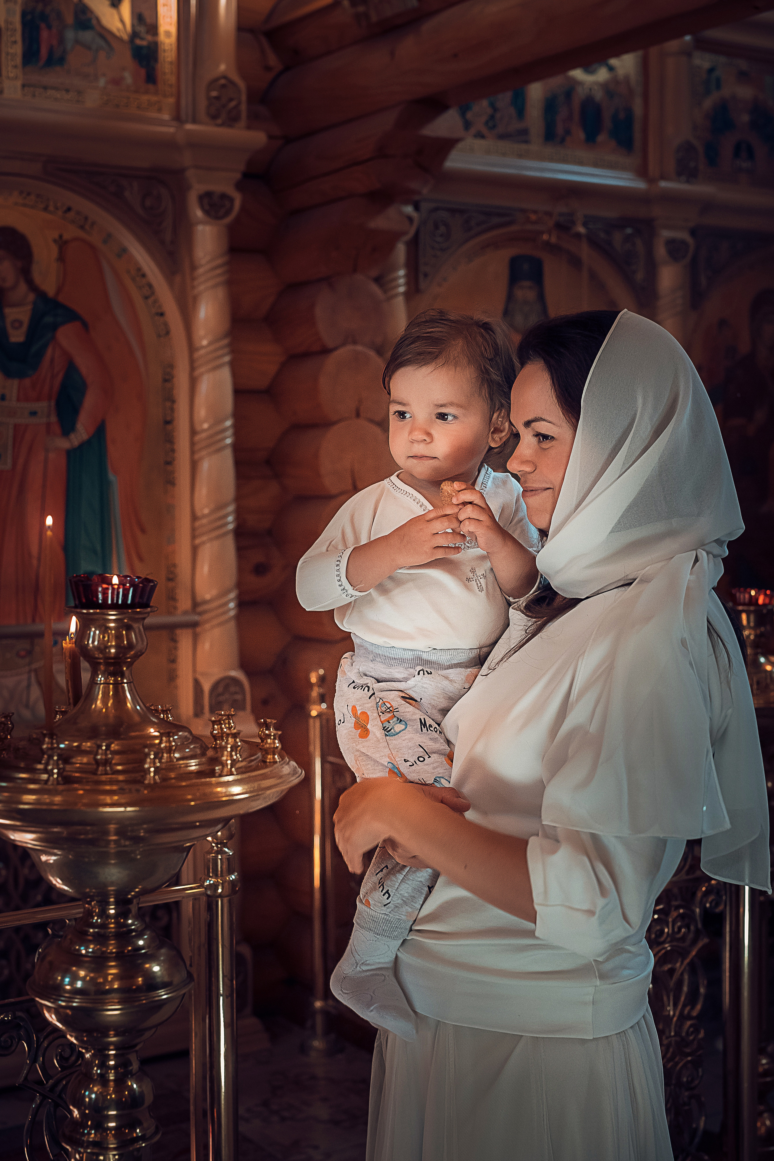 Таинство крещения. Семейный фотограф Обнинск