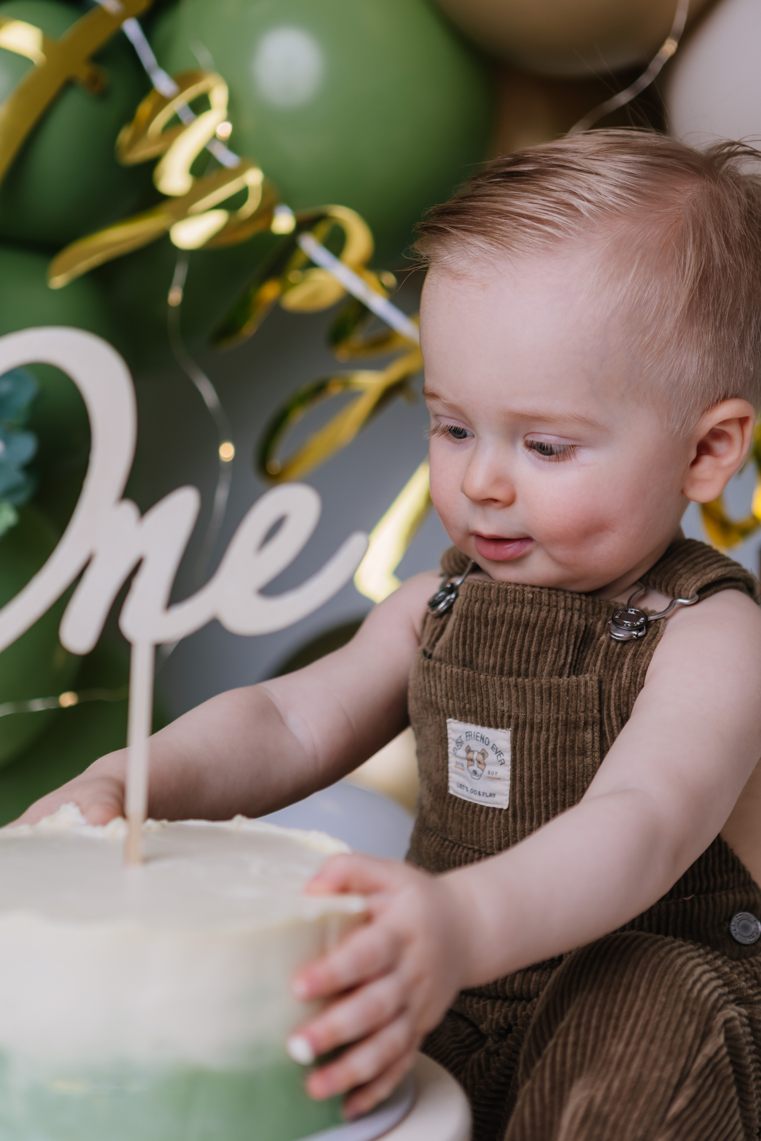 Первый тортик Зеленый. Семейный фотограф Обнинск