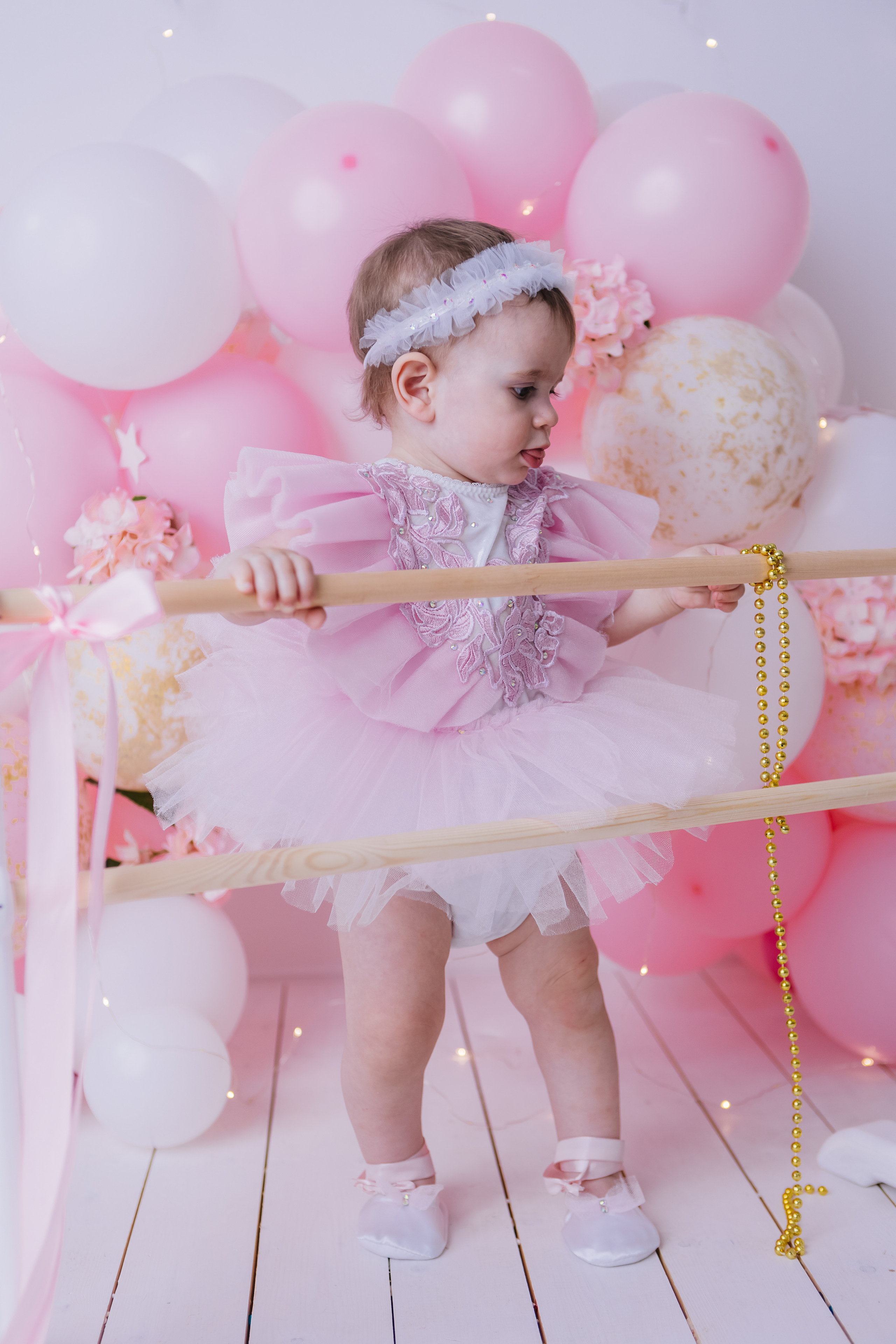 Первый тортик Розовый. Семейный фотограф Обнинск