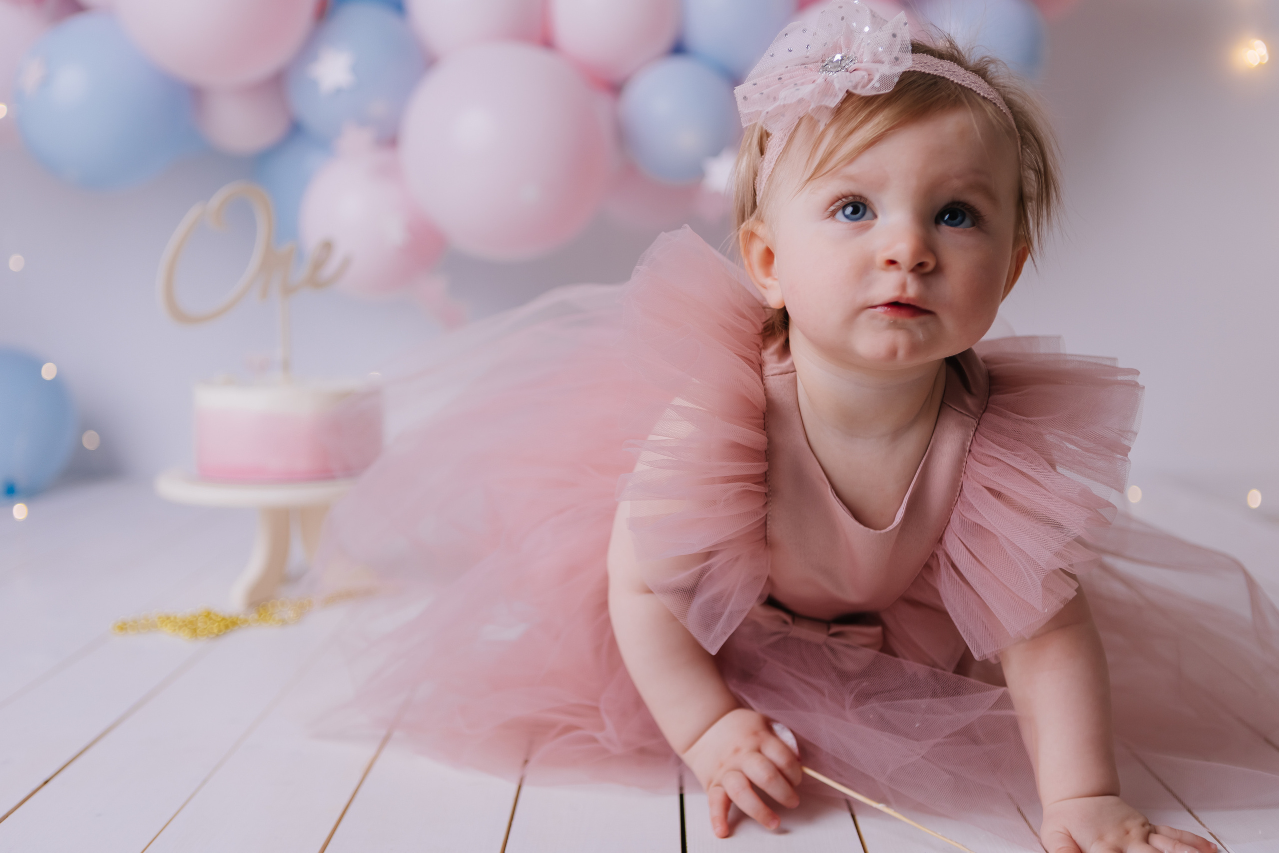 Первый тортик Балерина. Семейный фотограф Обнинск