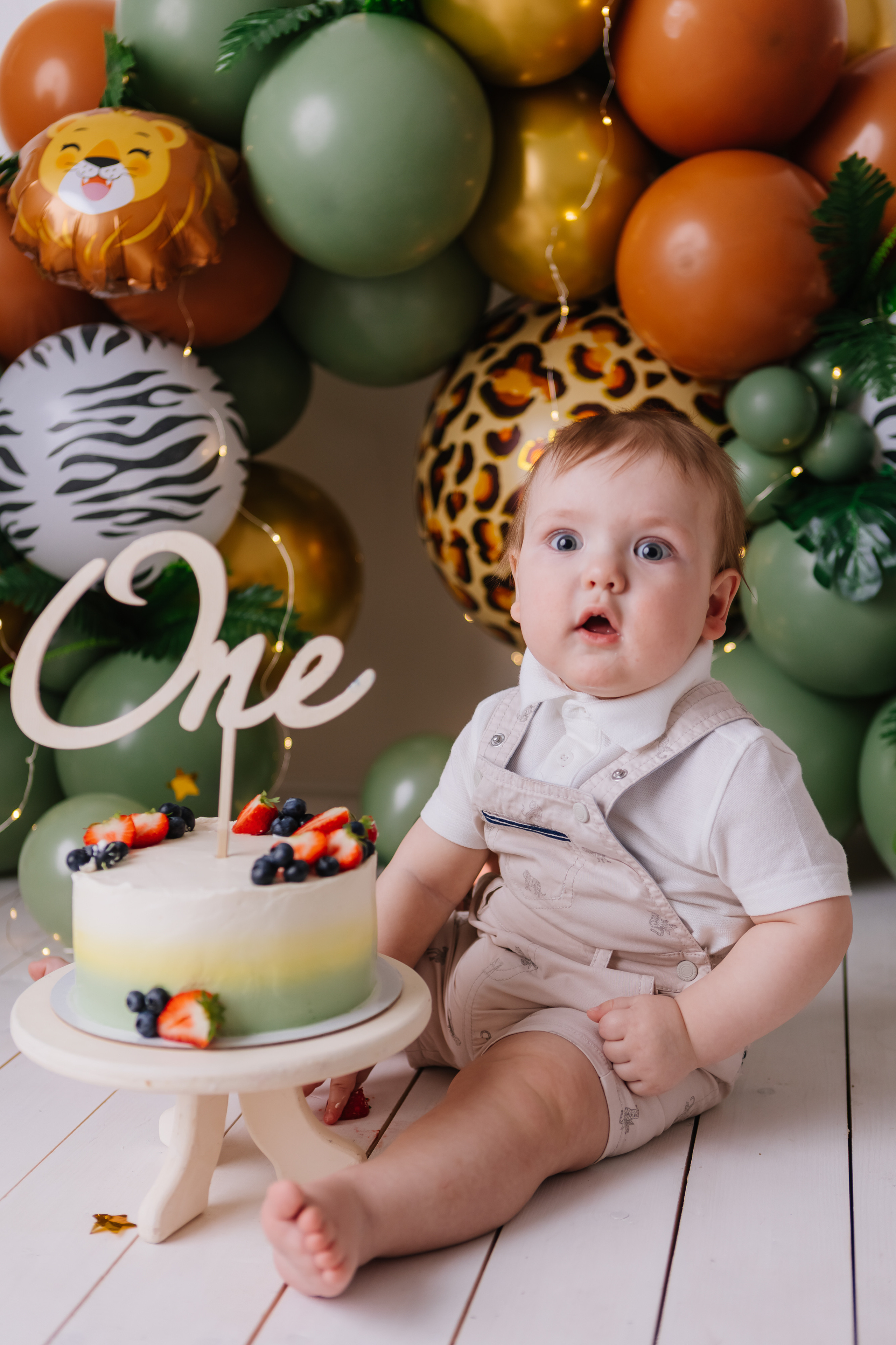 Первый тортик Сафари. Семейный фотограф Обнинск