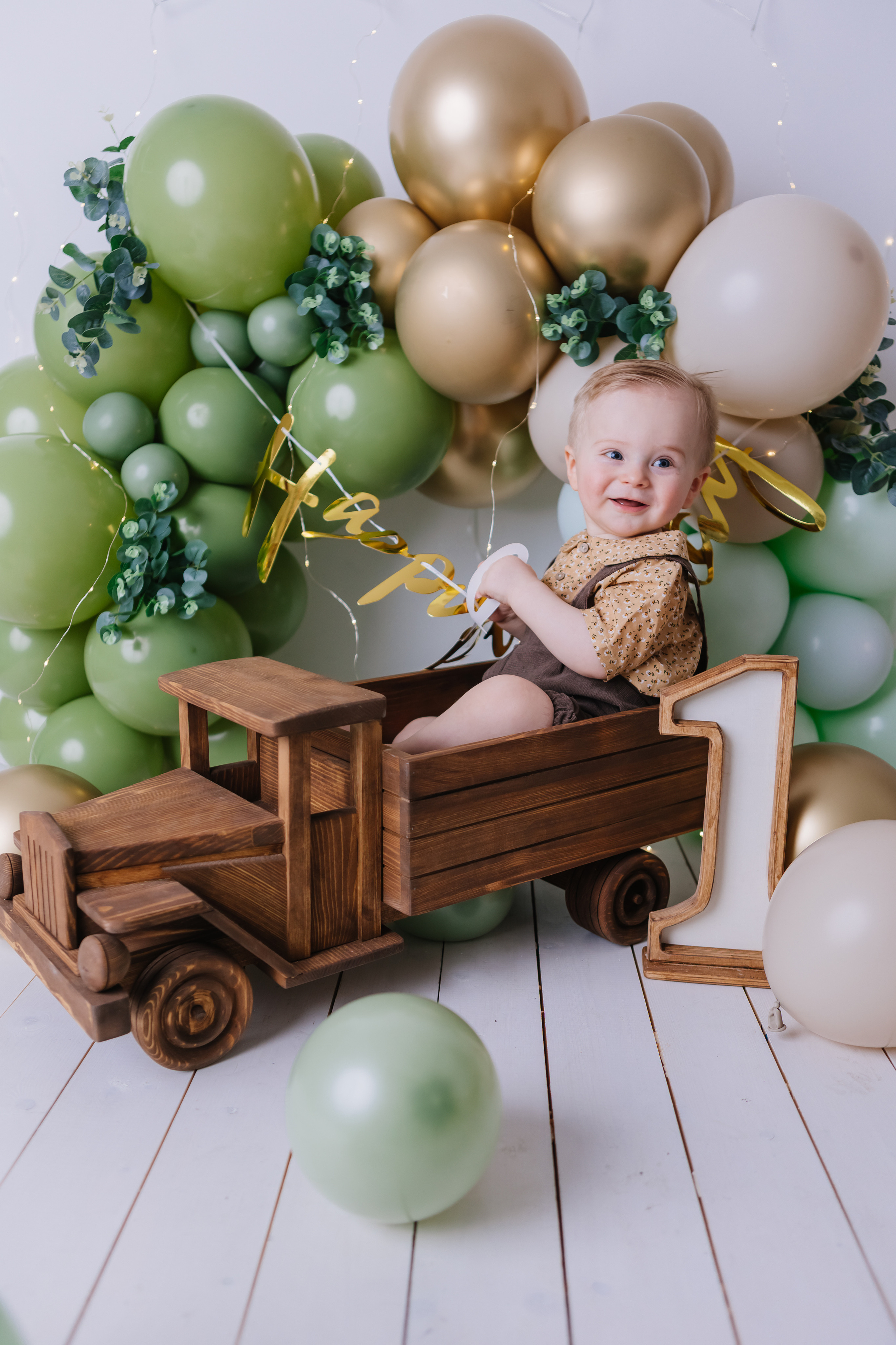 Первый тортик Зеленый. Семейный фотограф Обнинск