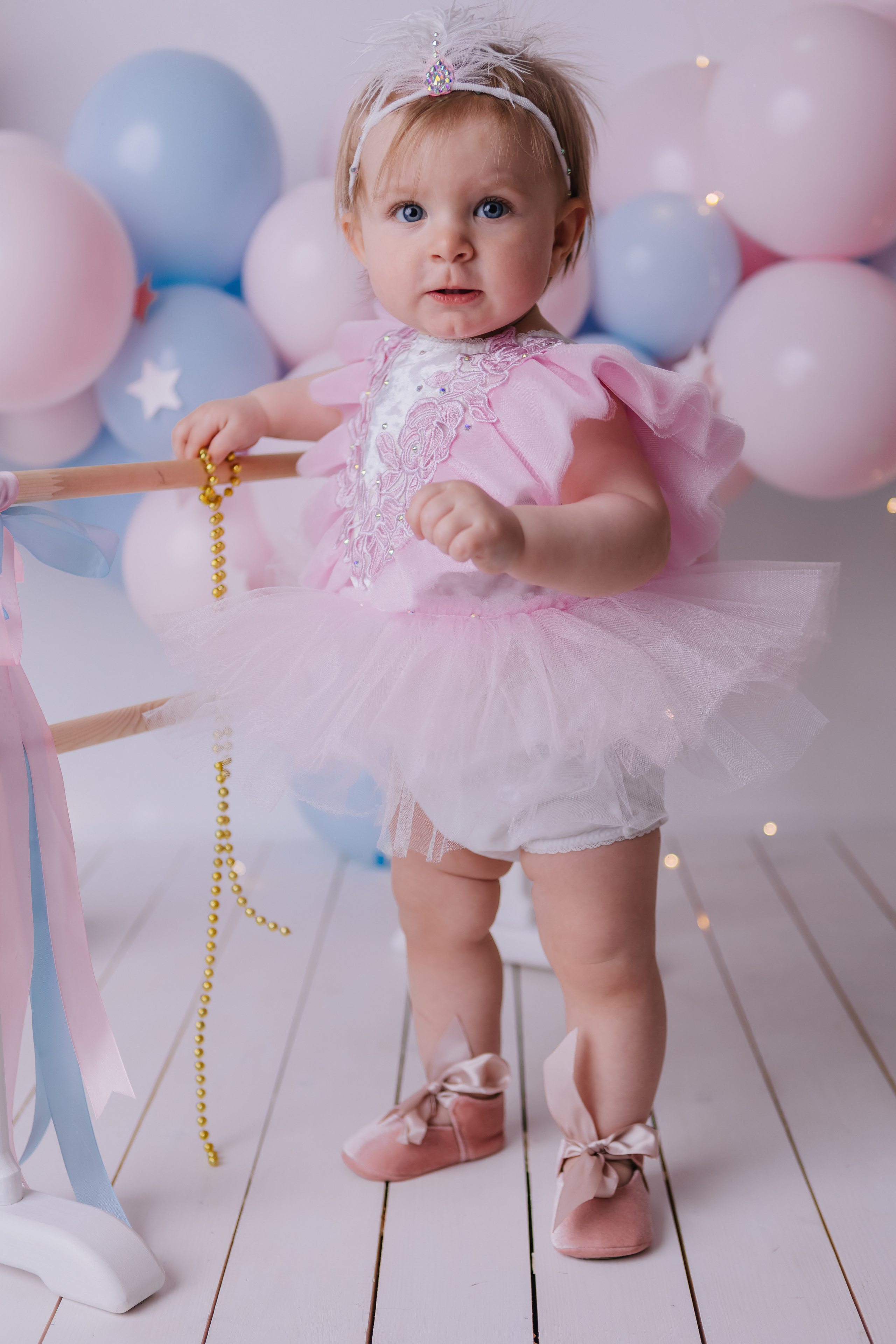 Первый тортик Балерина. Семейный фотограф Обнинск