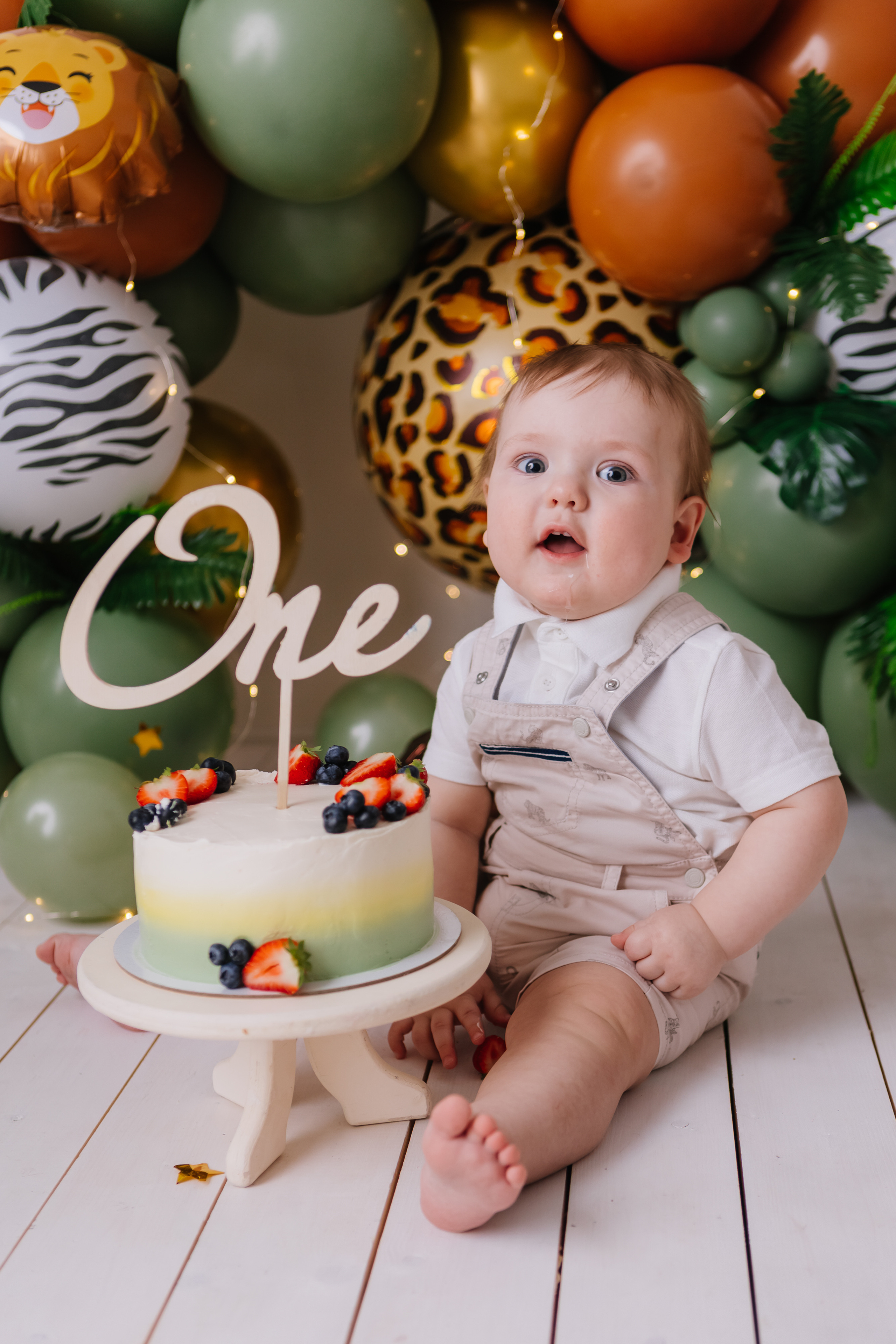 Первый тортик Сафари. Семейный фотограф Обнинск