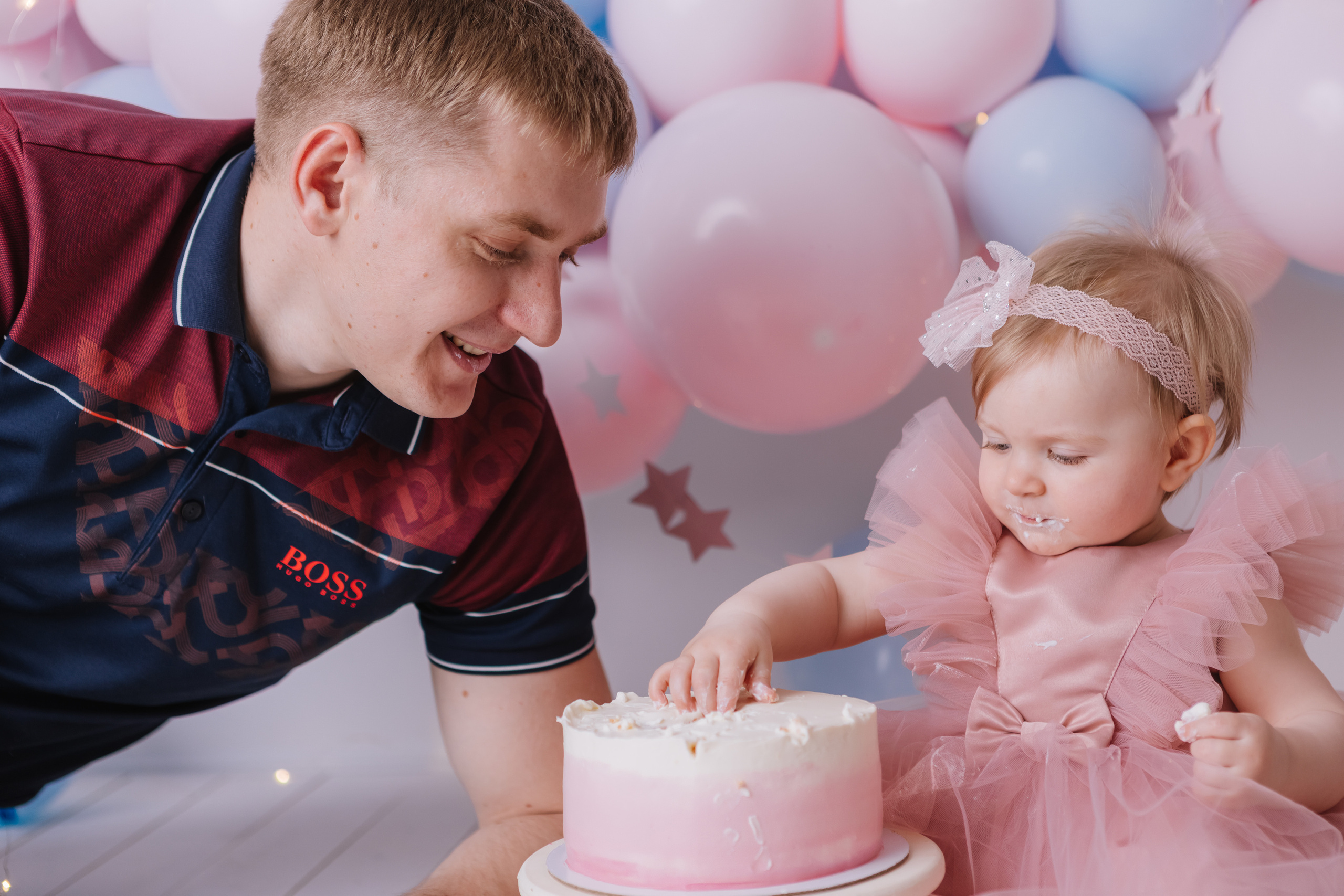 Первый тортик Балерина. Семейный фотограф Обнинск