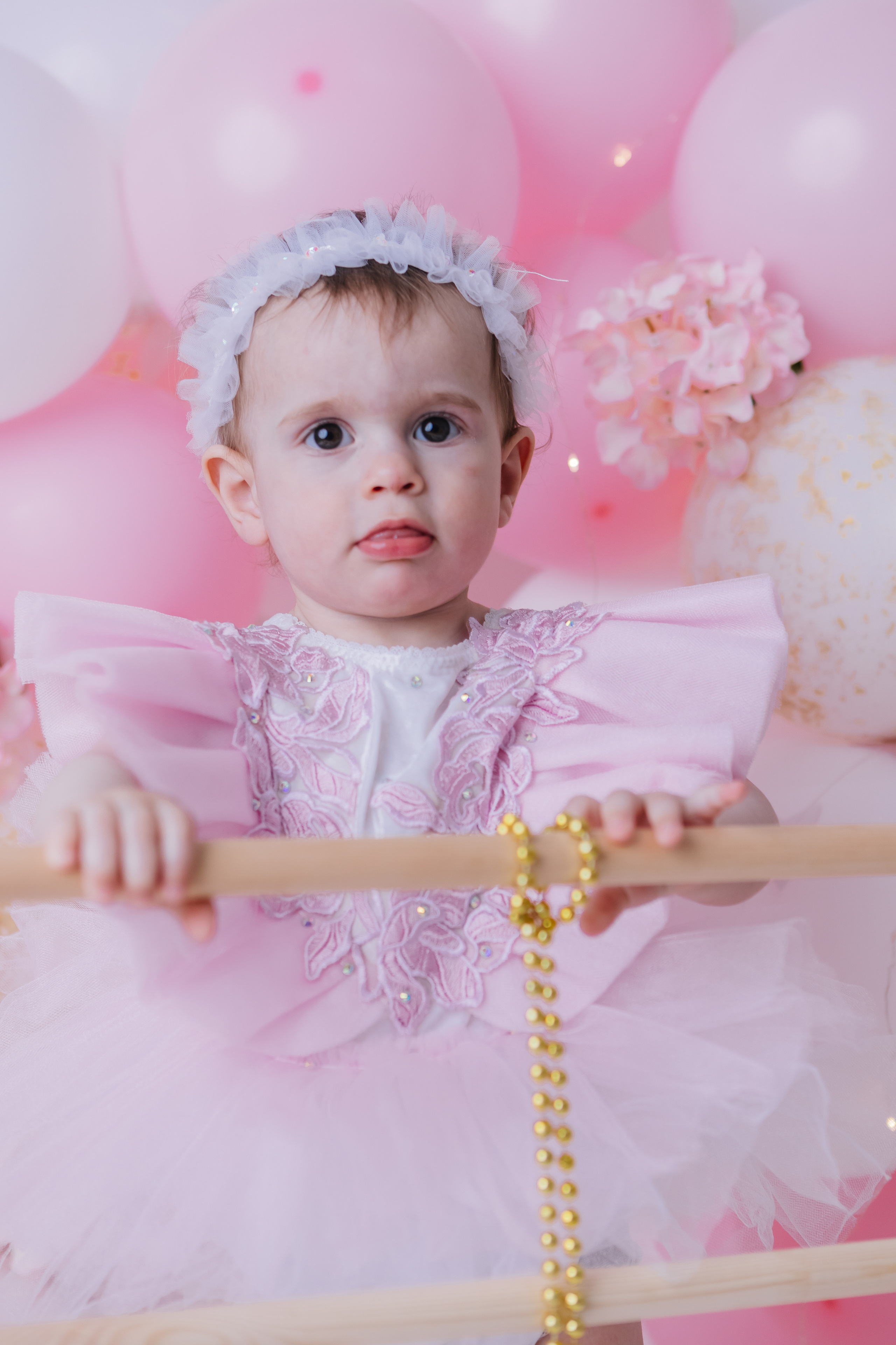 Первый тортик Розовый. Семейный фотограф Обнинск