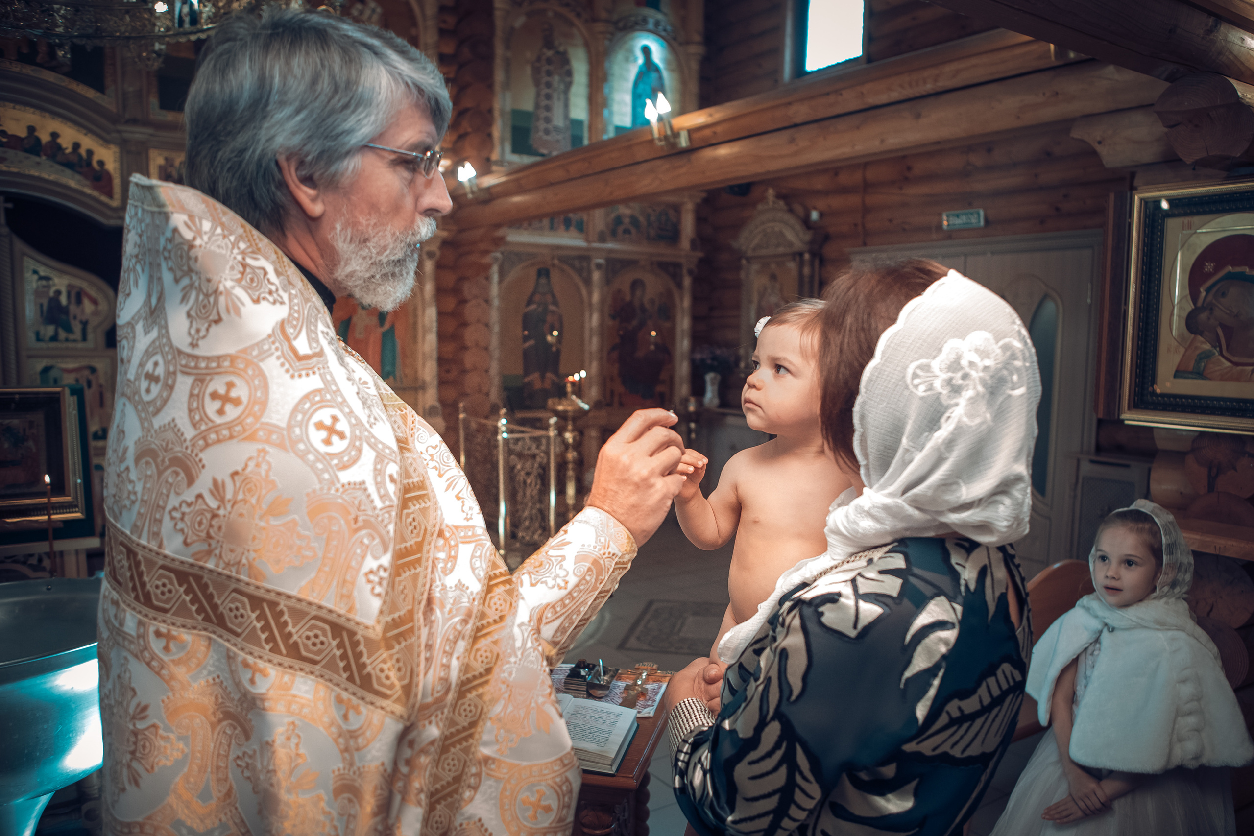 Таинство крещения. Семейный фотограф Обнинск