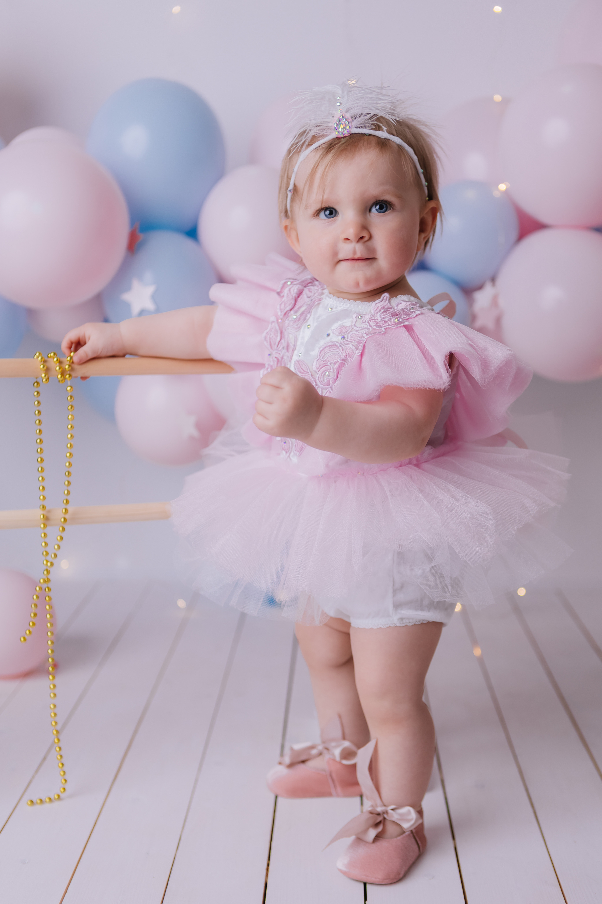 Первый тортик Балерина. Семейный фотограф Обнинск