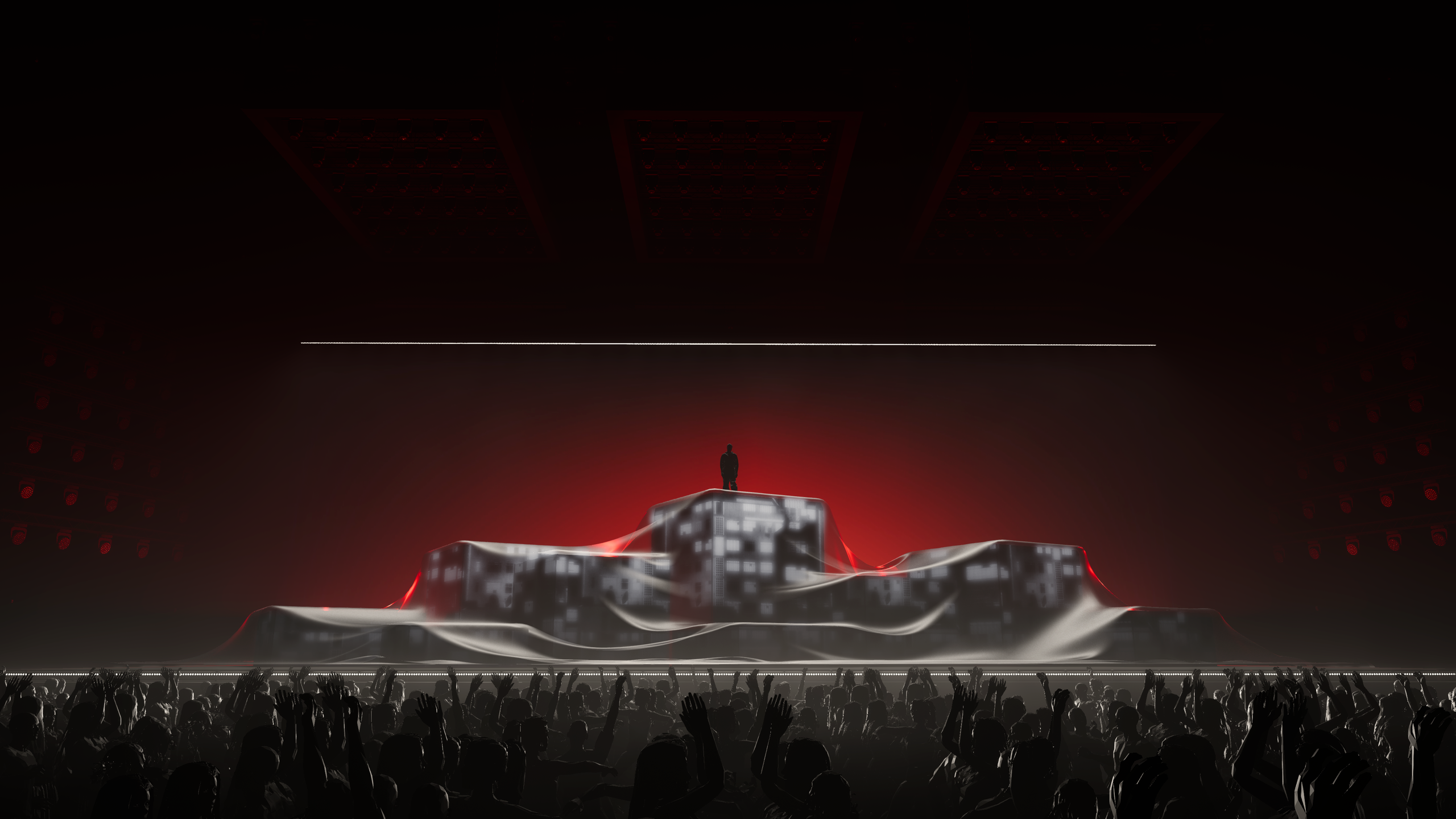 ABOVE THE CITY. OOPS