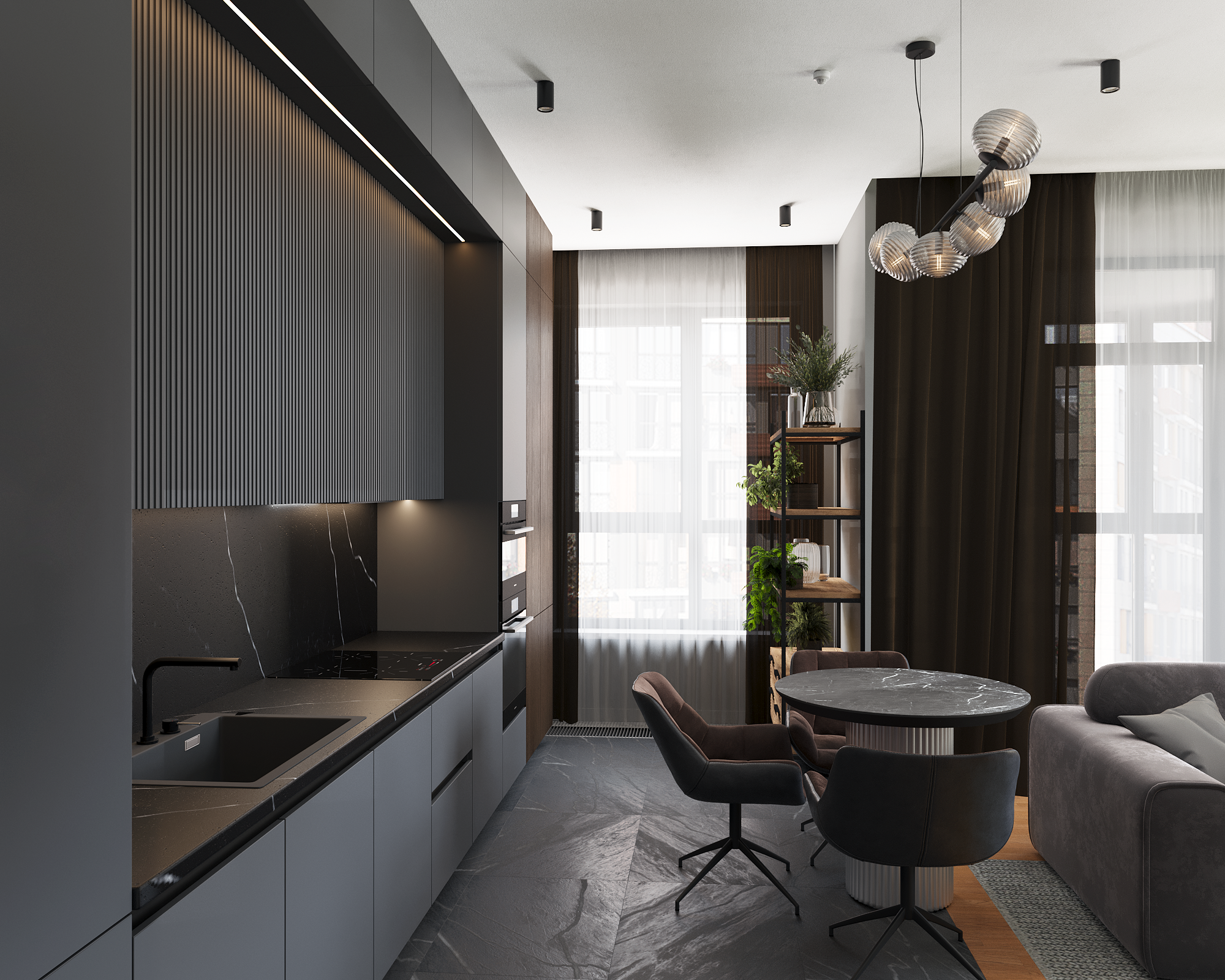 Квартира Сидней. 3D-визуализации