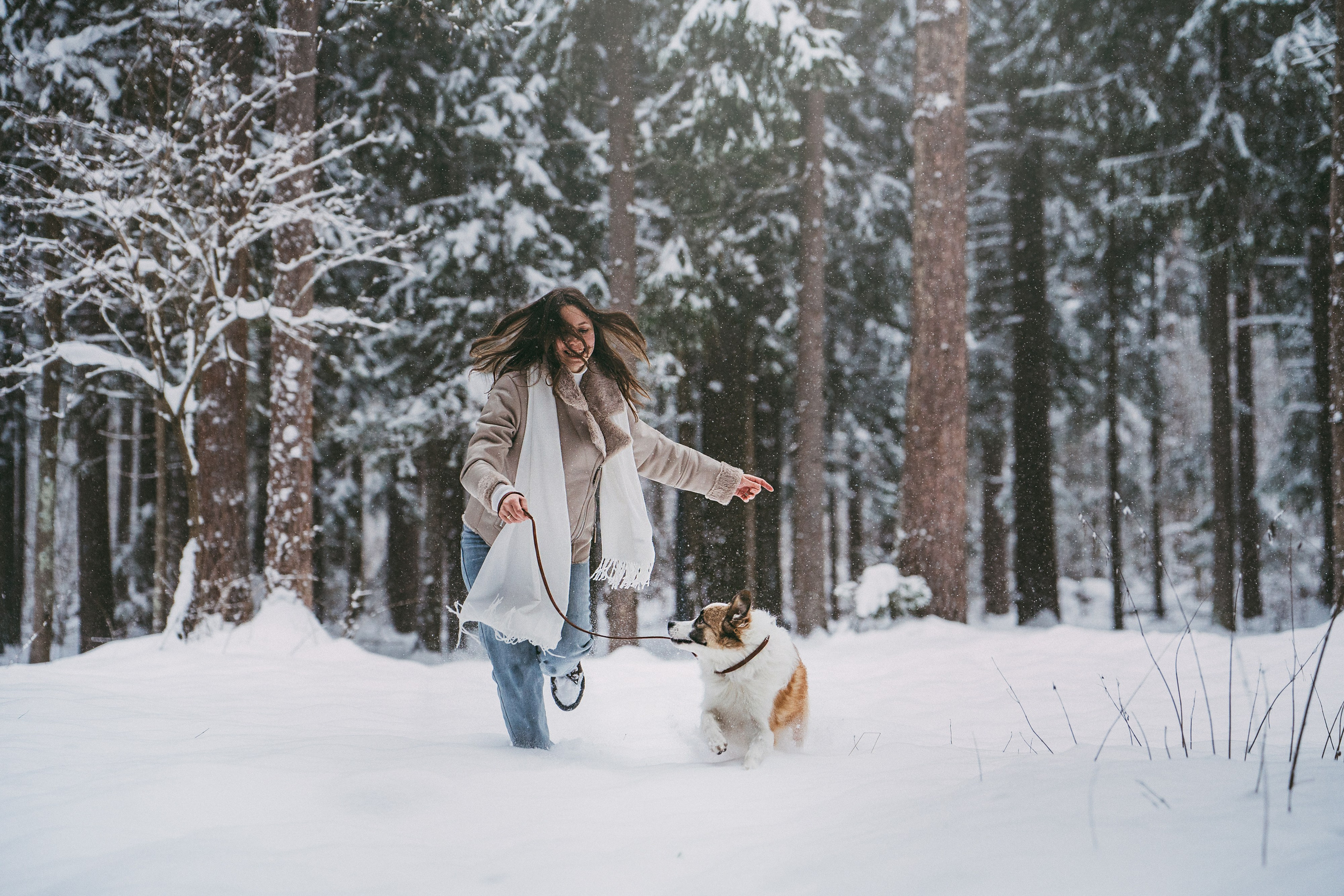 Катя, Анатолий и Елай. Фотограф анималист в Москве и Санкт-Петербурге Свиридова Анна