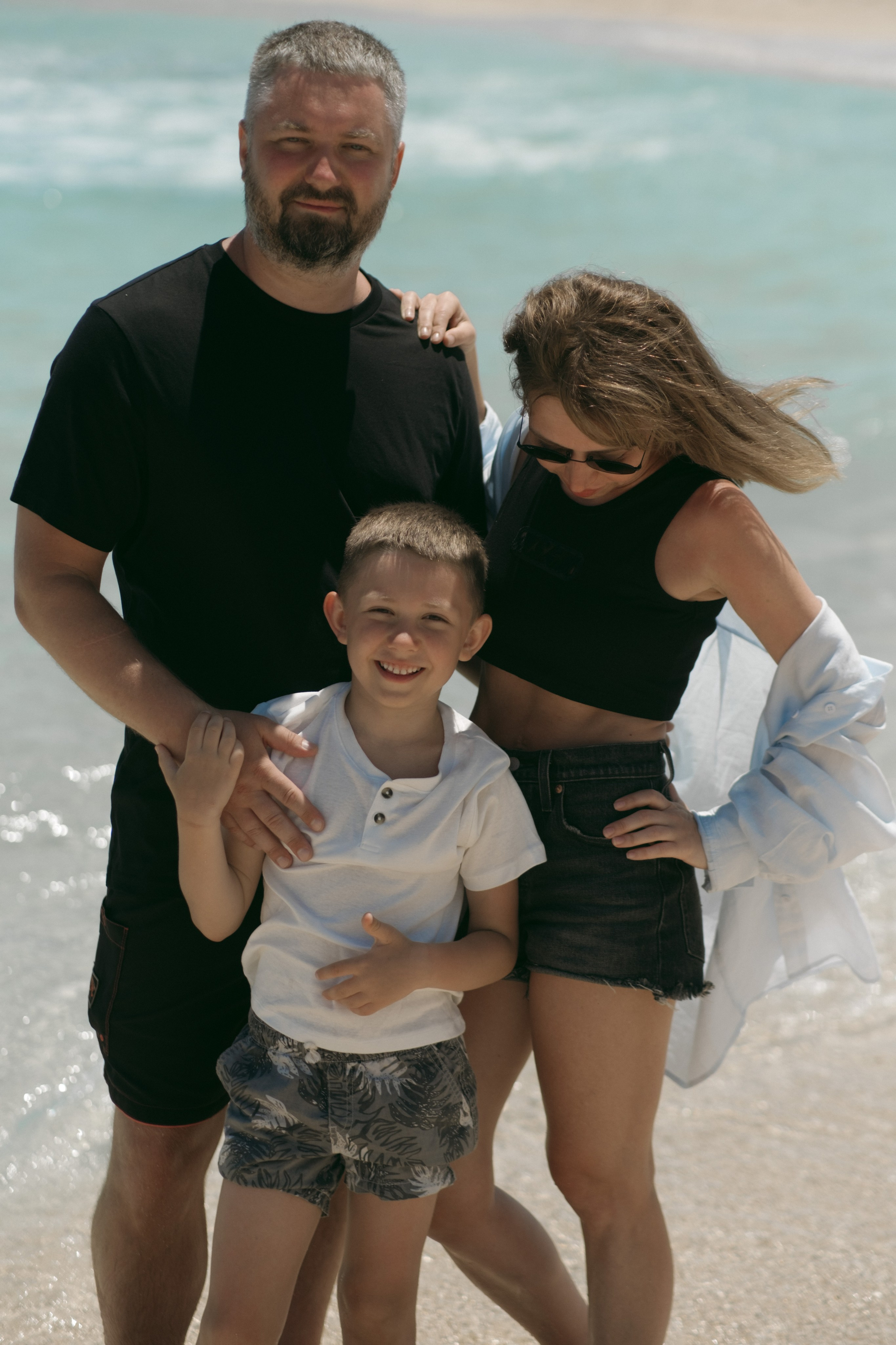 Roza and family. Egypt. Portrait photographer Olga Prokopova based in Budapest