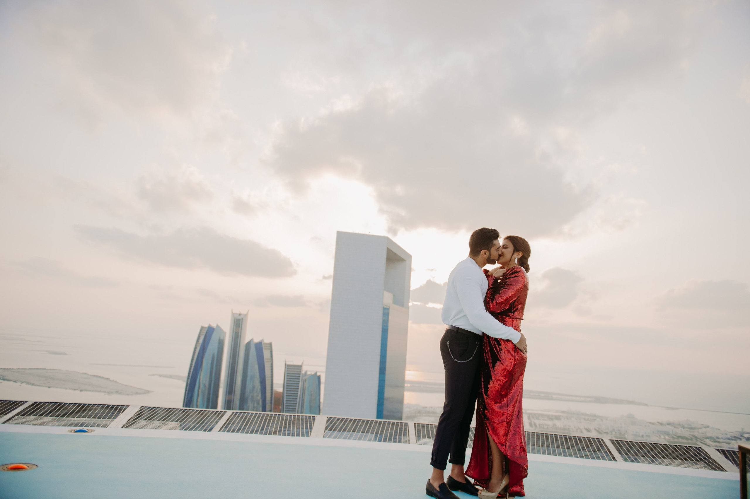 Love Story на высоте (Абу Даби). Фотограф в Москве и Санкт-Петербурге Дарина