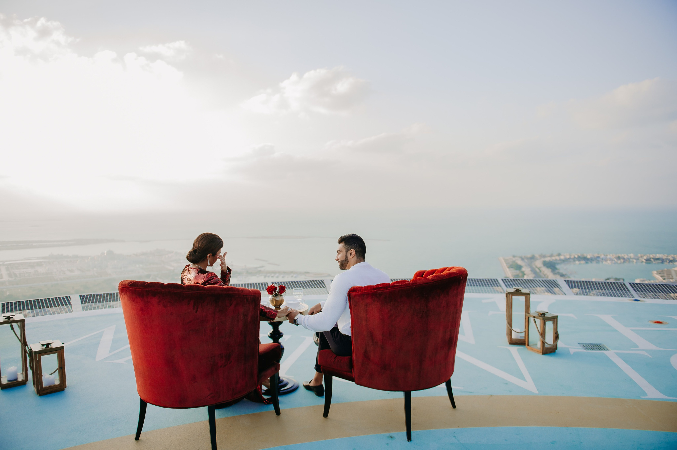 Love Story на высоте (Абу Даби). Фотограф в Москве и Санкт-Петербурге Дарина