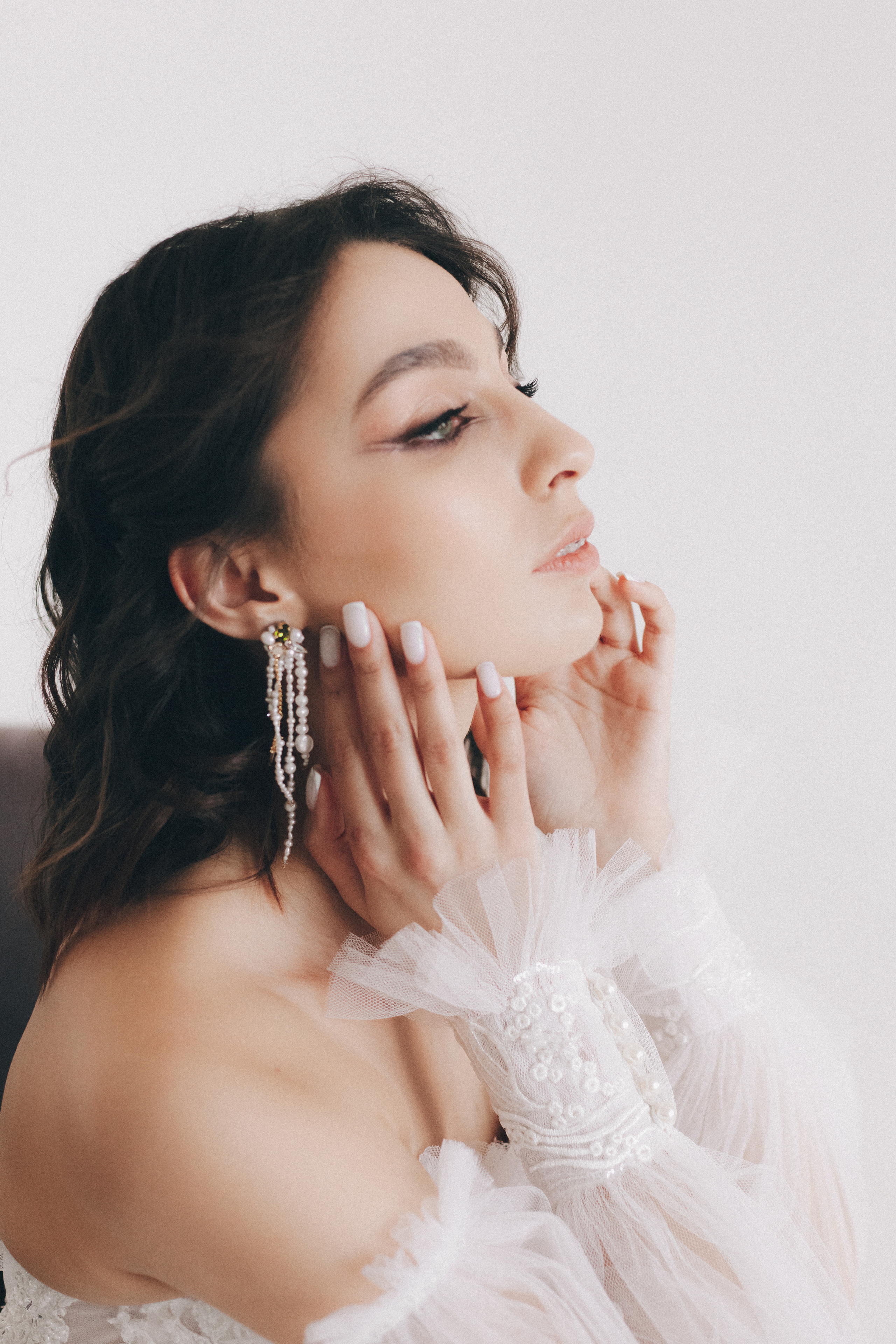 Свадебная фотосессия зимой в студии Москва. Свадебное фото и видео Москва Кристина Музыка