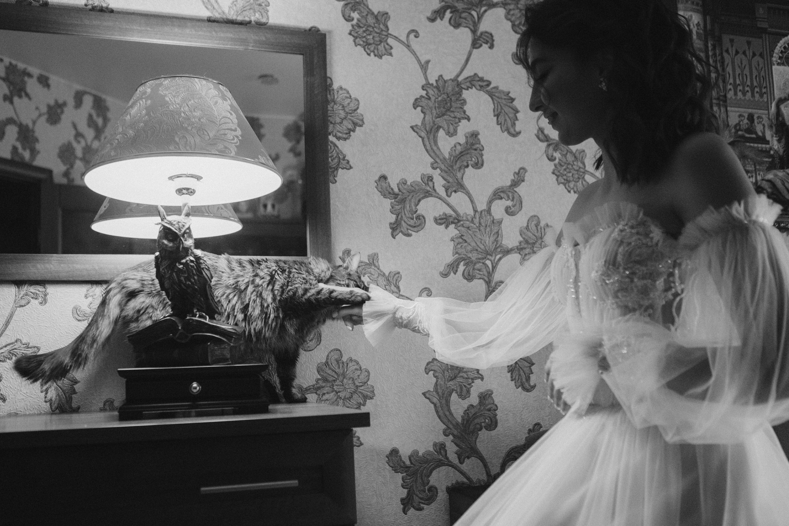 Свадебная фотосессия зимой в студии Москва. Свадебное фото и видео Москва Кристина Музыка