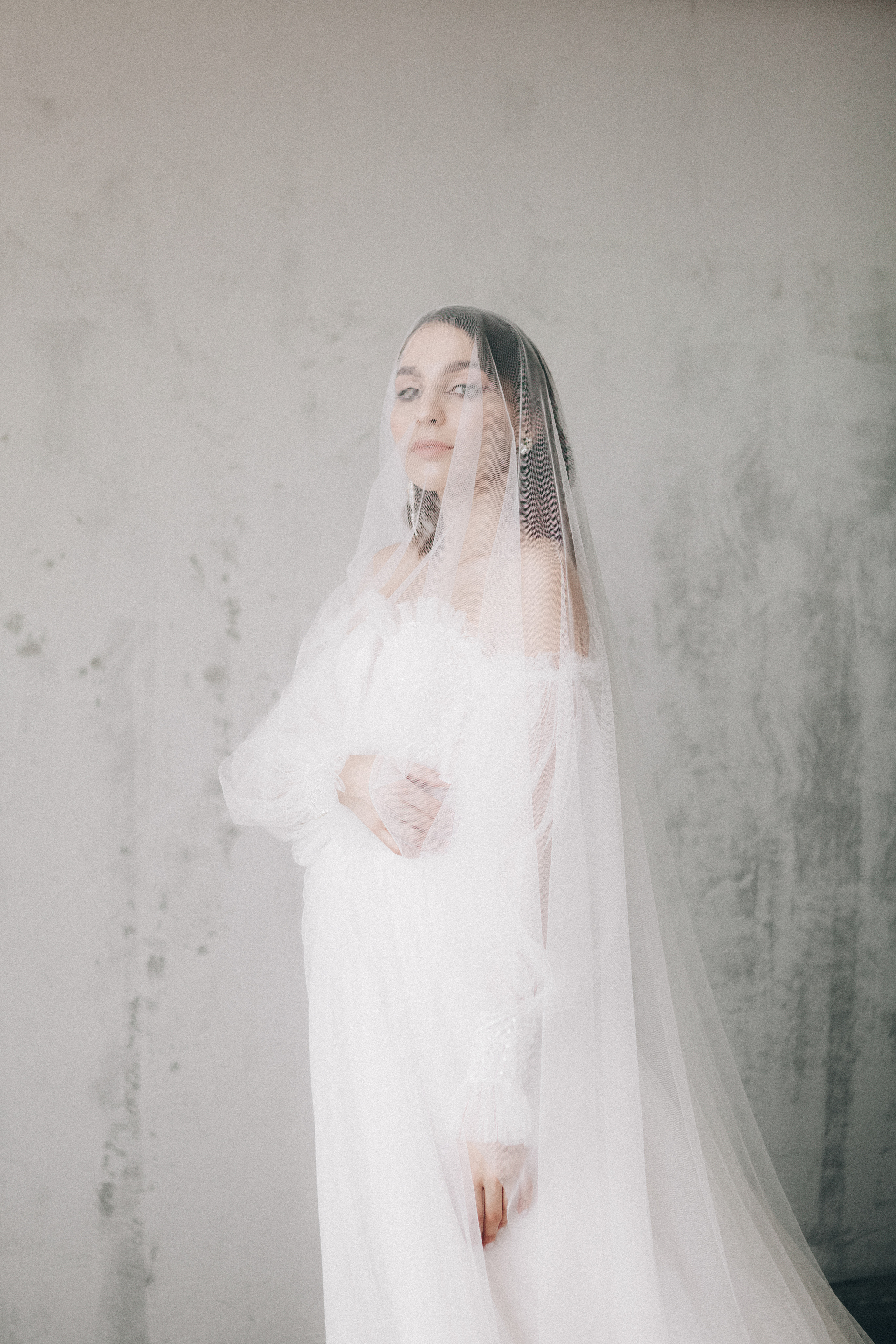 Свадебная фотосессия зимой в студии Москва. Свадебное фото и видео Москва Кристина Музыка