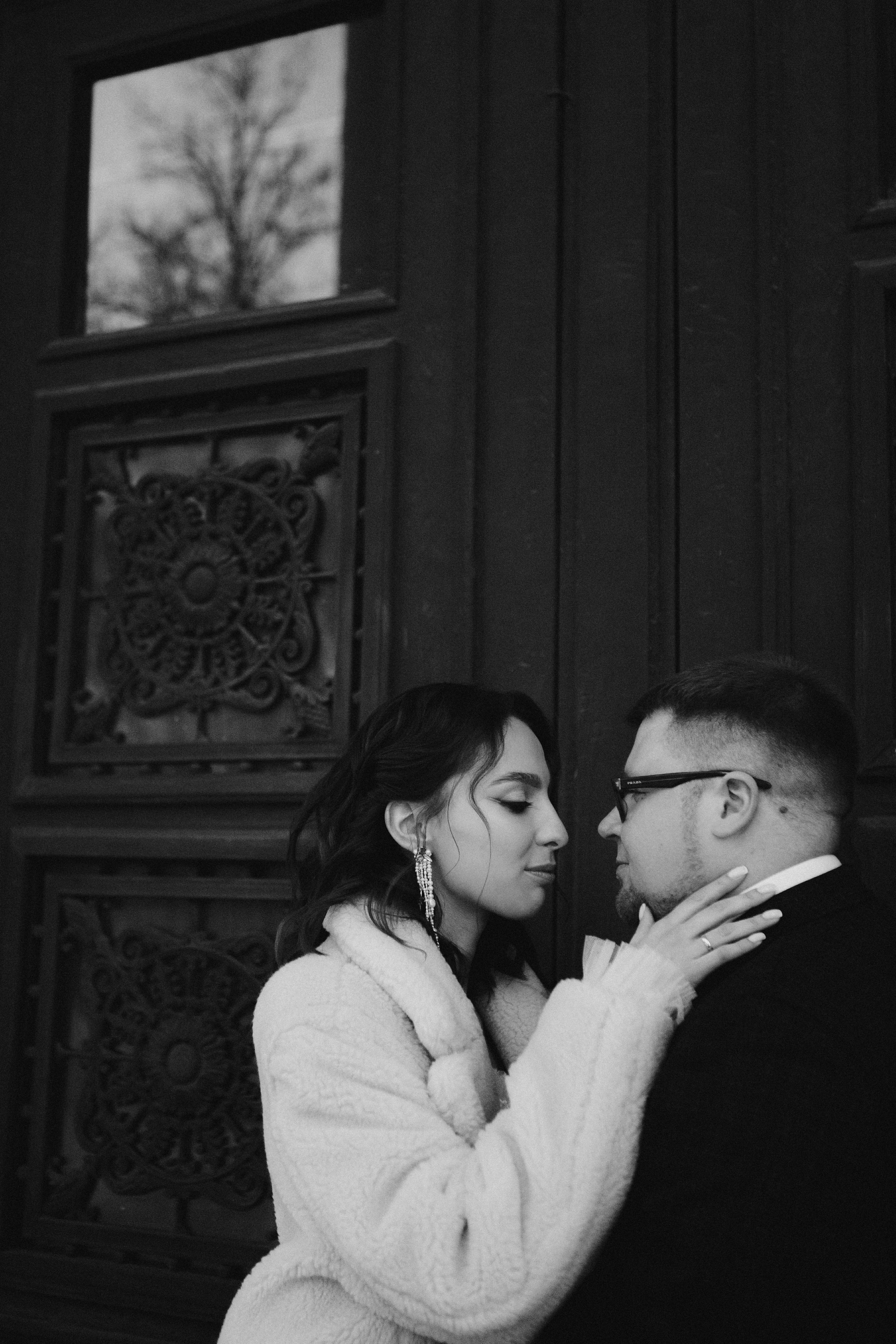 Свадебная фотосессия зимой в студии Москва. Свадебное фото и видео Москва Кристина Музыка