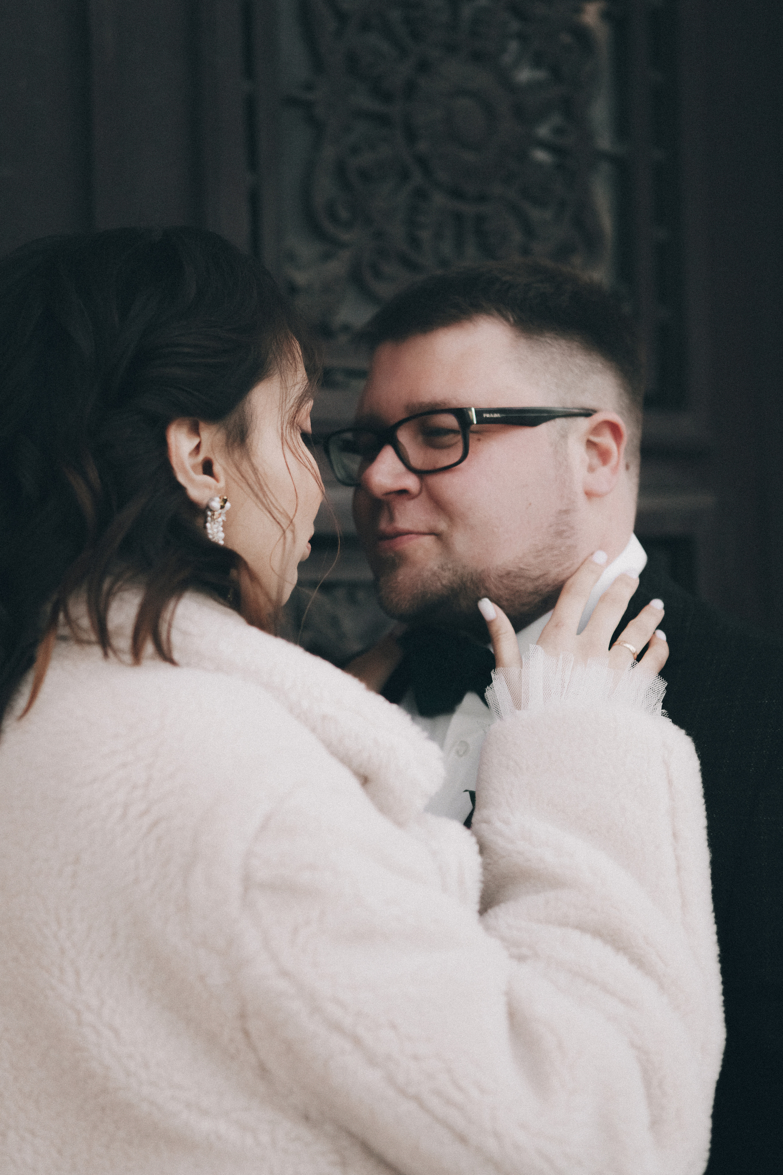 Свадебная фотосессия зимой в студии Москва. Свадебное фото и видео Москва Кристина Музыка