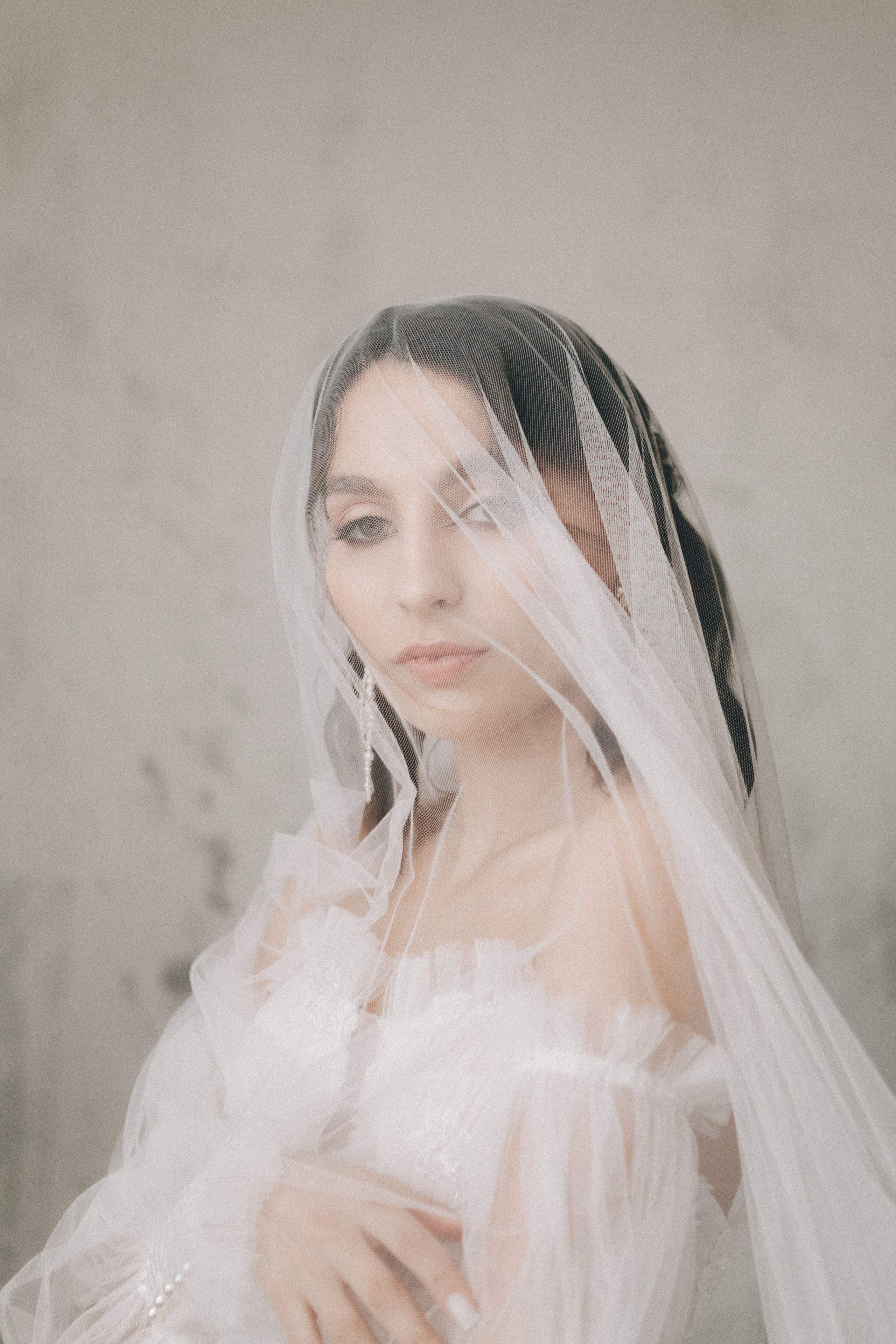 Свадебная фотосессия зимой в студии Москва. Свадебное фото и видео Москва Кристина Музыка