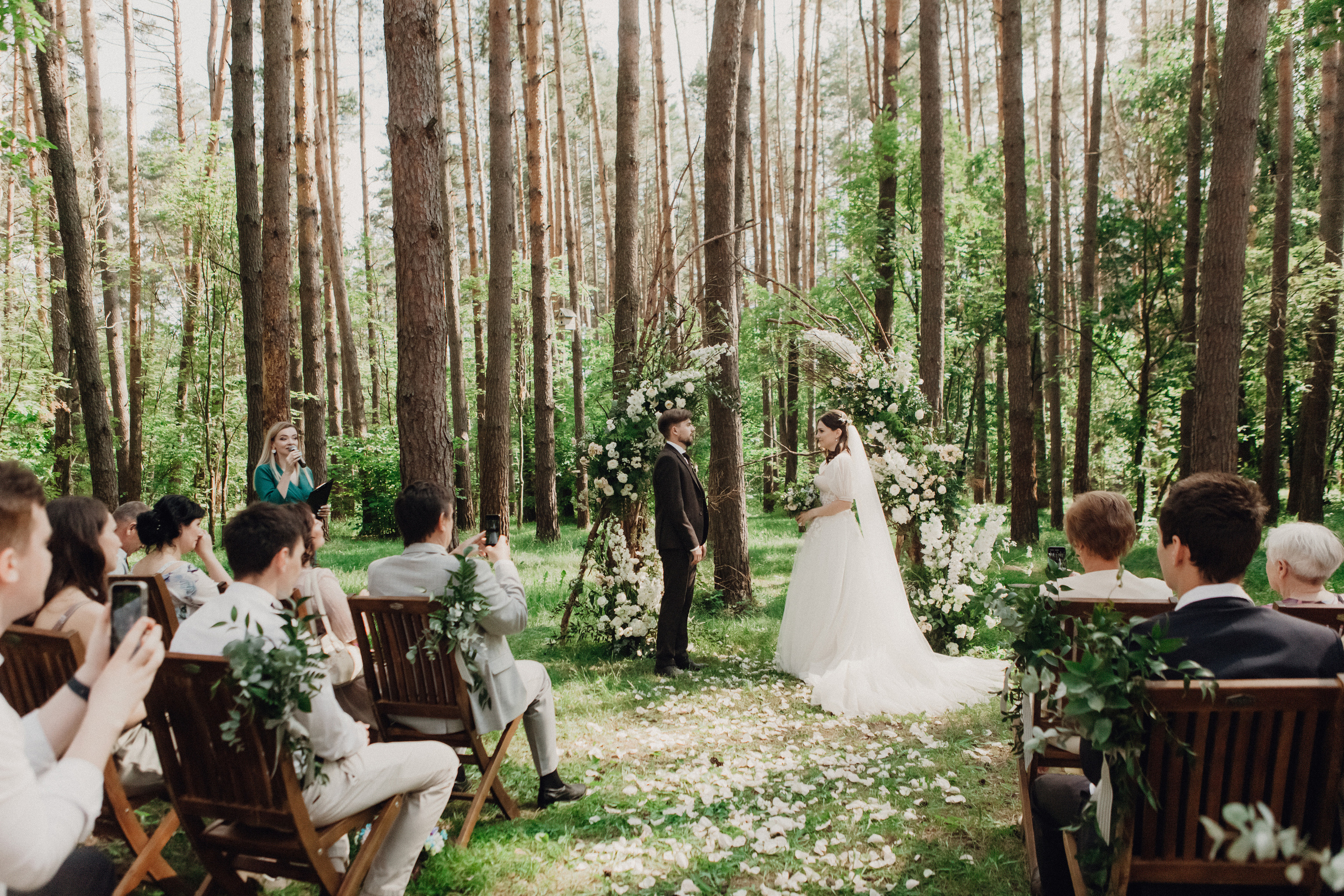 Свадьба на природе. Свадебное фото и видео Москва Кристина Музыка