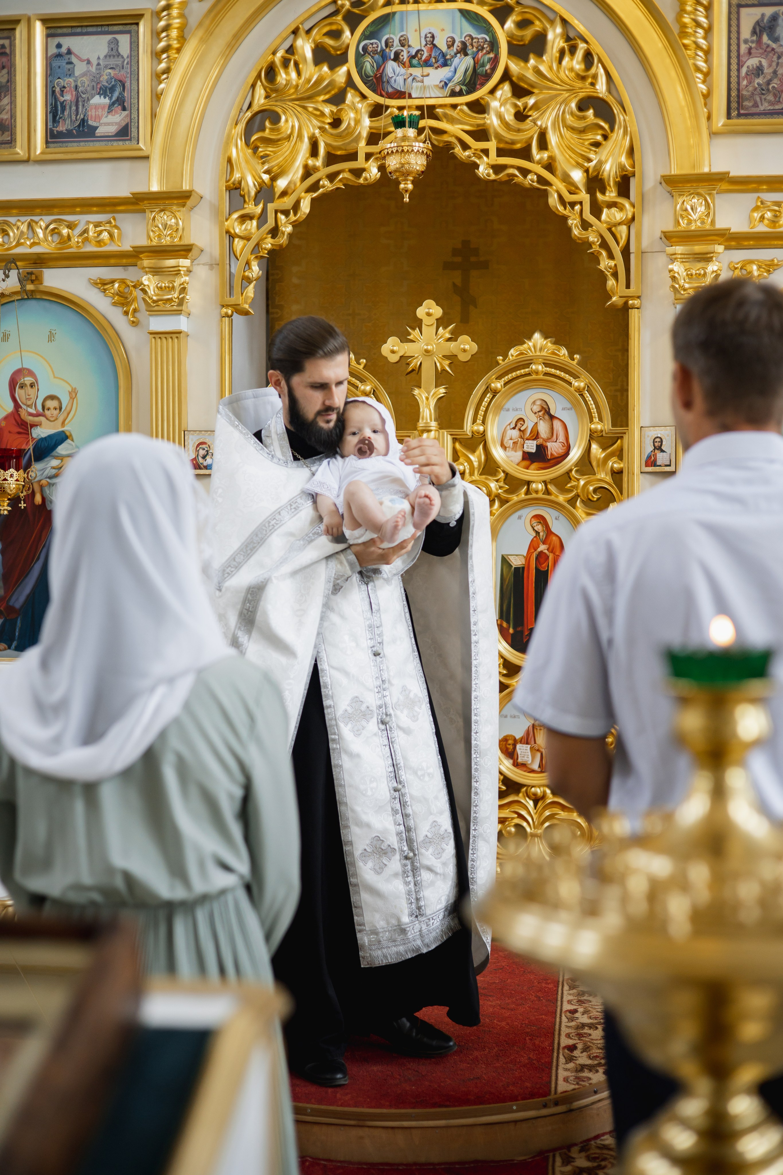 Крещение Ивана в Храме Святой Троицы Живоначальной. Свадебный и семейный фотограф Ольга Разрядова