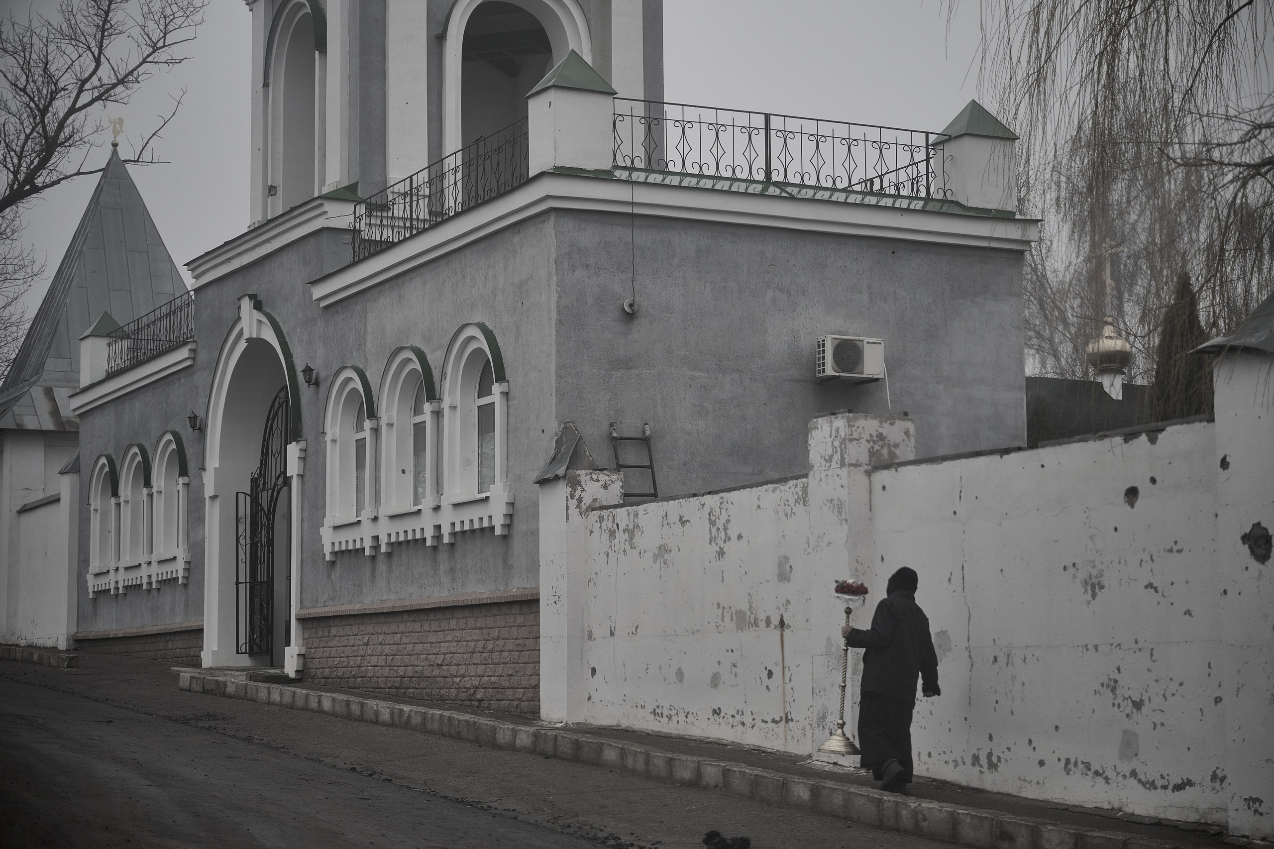 Дорога домой. Туман. Фотограф Роман Адлер