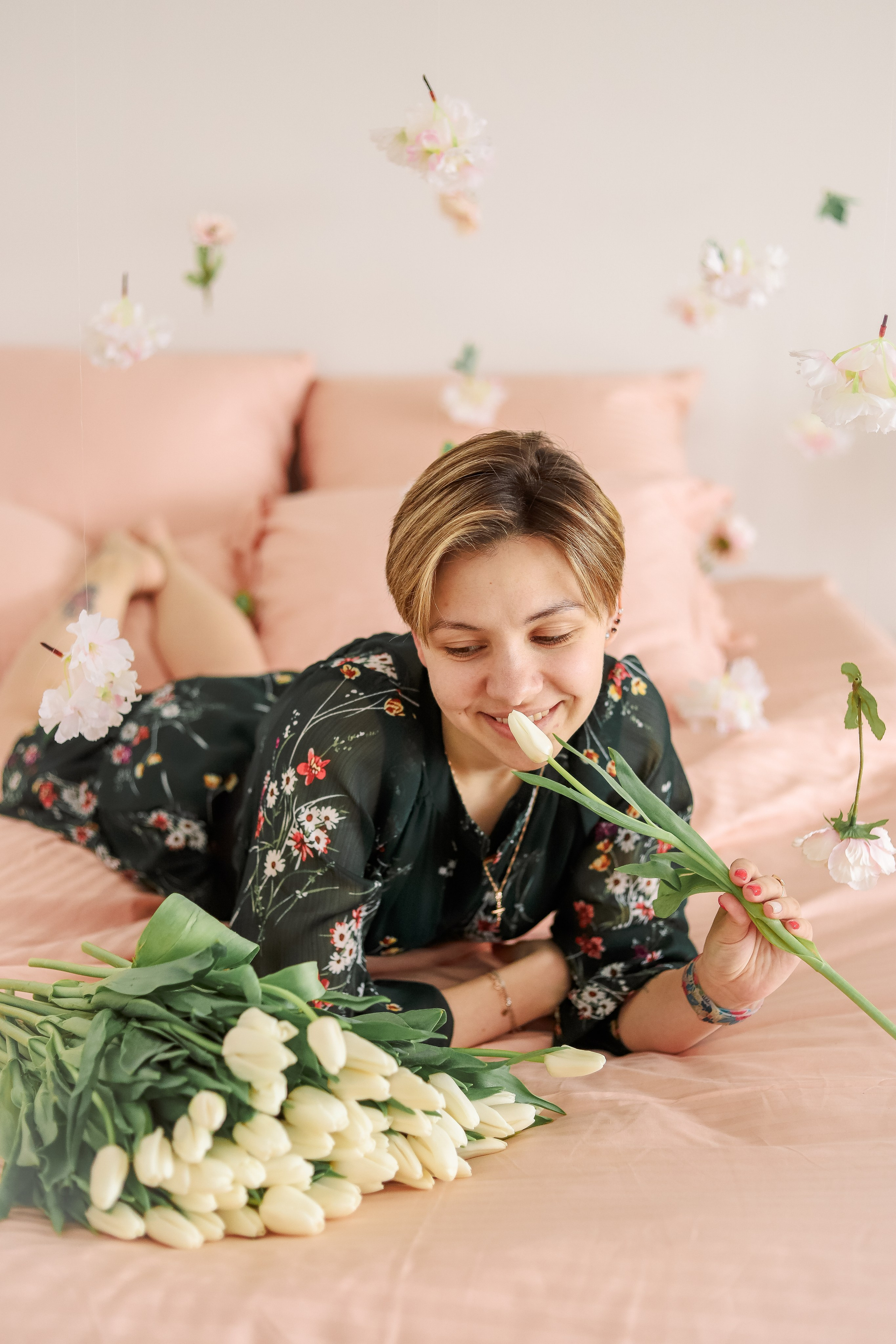 Ваня и Маруся — живые цветы + кролик. Kate Bunny | фотограф и видеограф в Люберцах