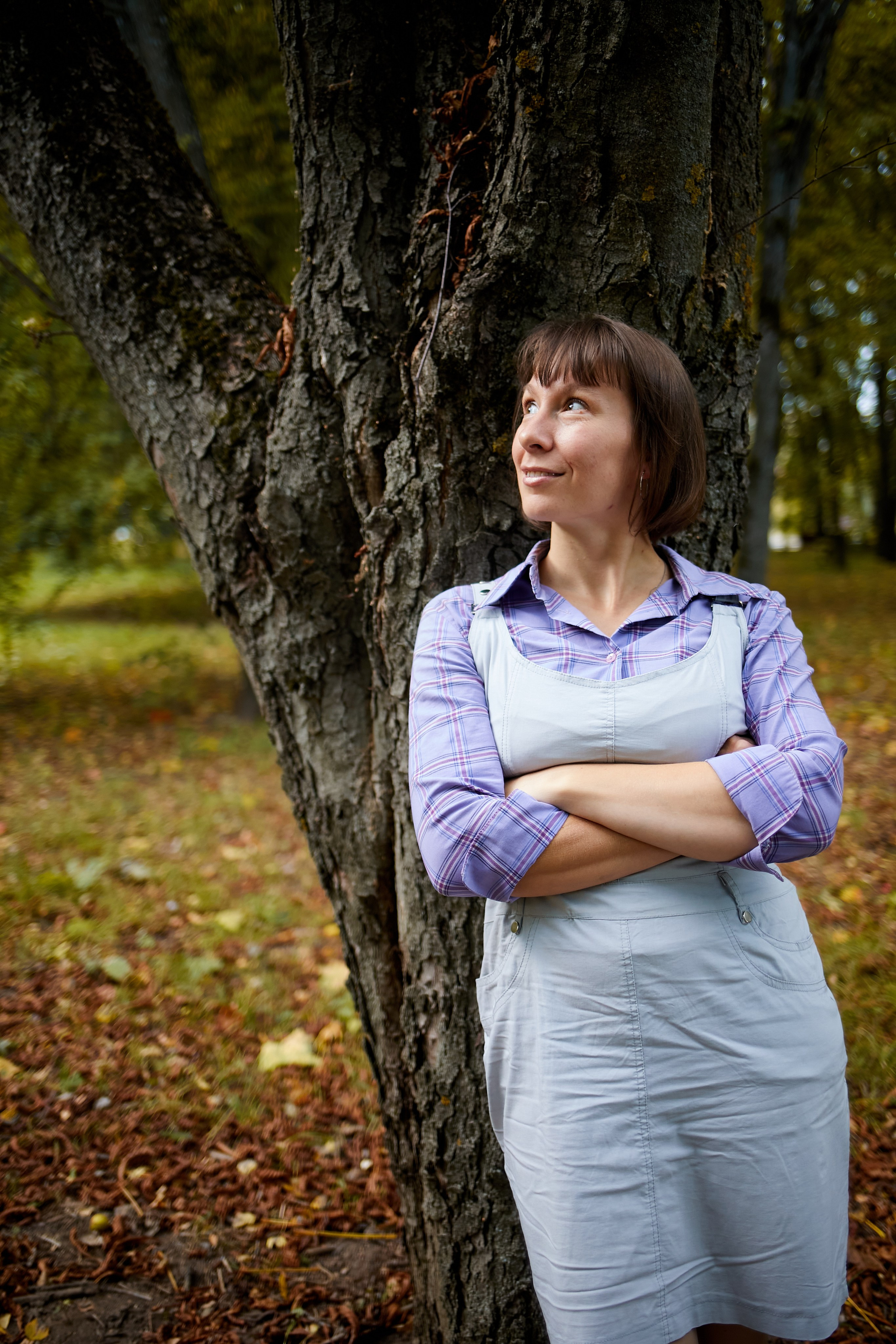 Портретная съемка в дендропарке. Фотограф Михаил Коган — Москва 89267284460