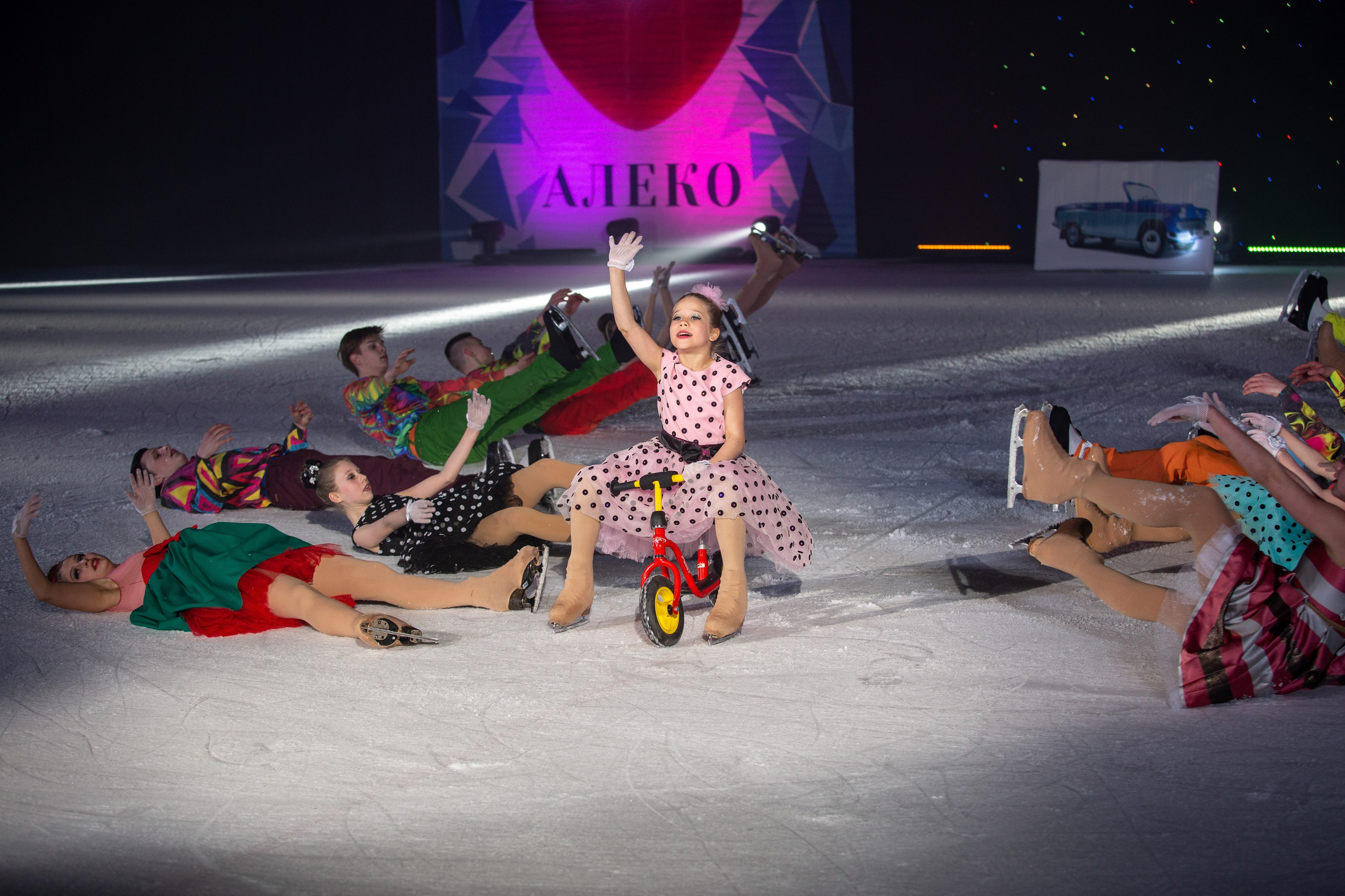 Отчетный концерт. Детский театр на льду «АЛЕКО» 47 сезон. Май 2024 г. Репортажный фотограф в Москве