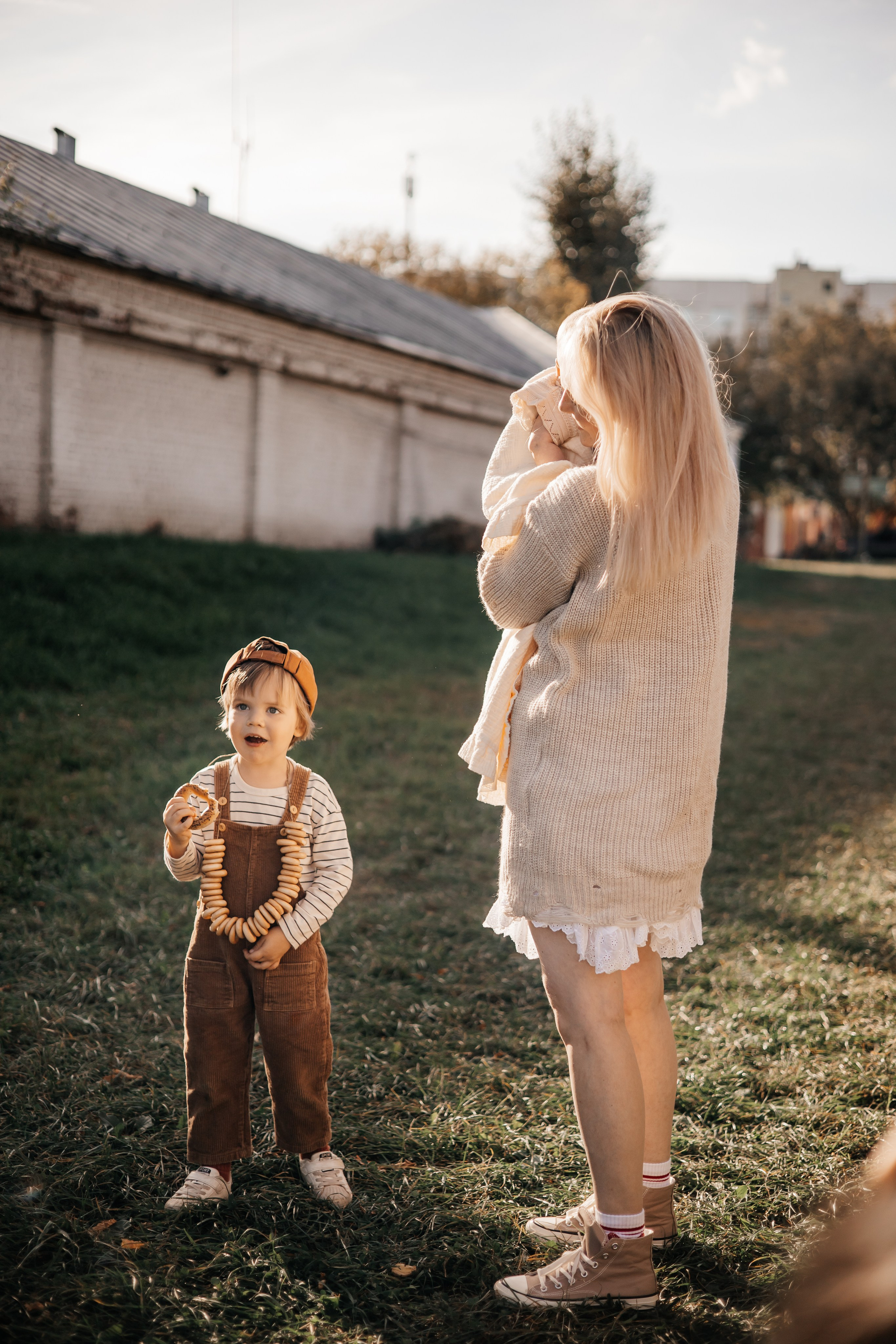 Семейные фотоистории на природе